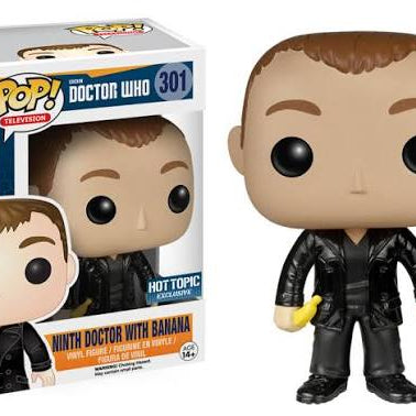 Funko Pop! Television Doctor Ninth Doctor With Banana Hot Topic Exclusive #301