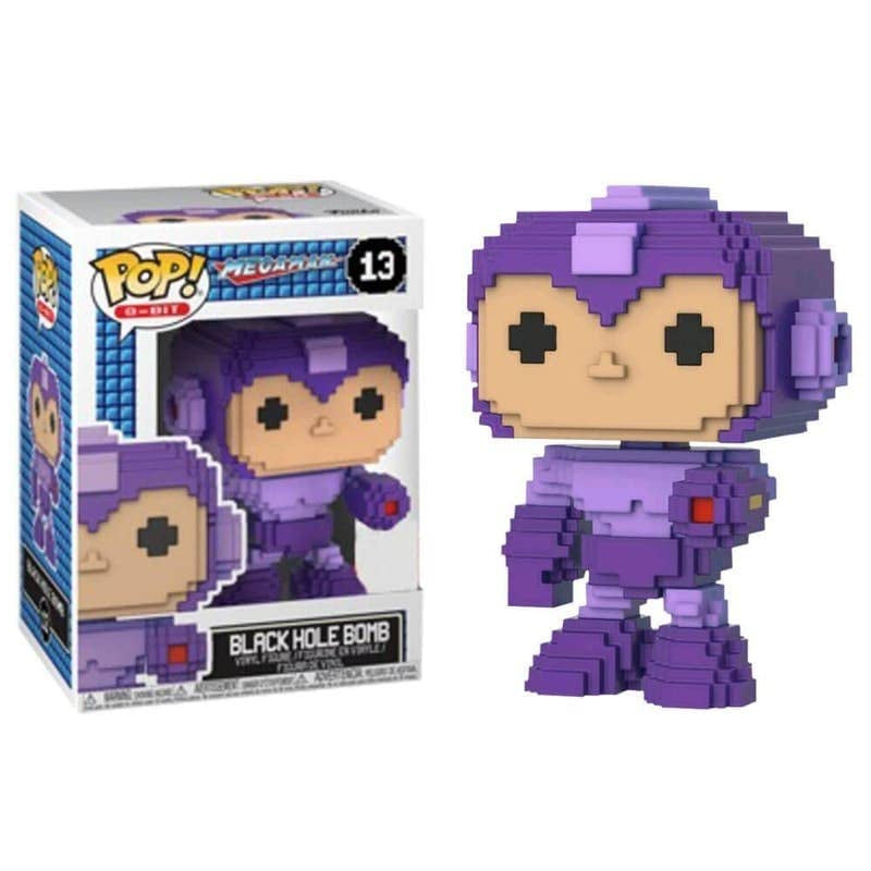 Funko Pop! 8-bit Megaman Black Hole Bomb E3 2018 Limited Edition #13