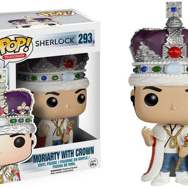 Funko Pop! Television Sherlock Moriarty with Crown Hot Topic Exclusive Pre-Release #293
