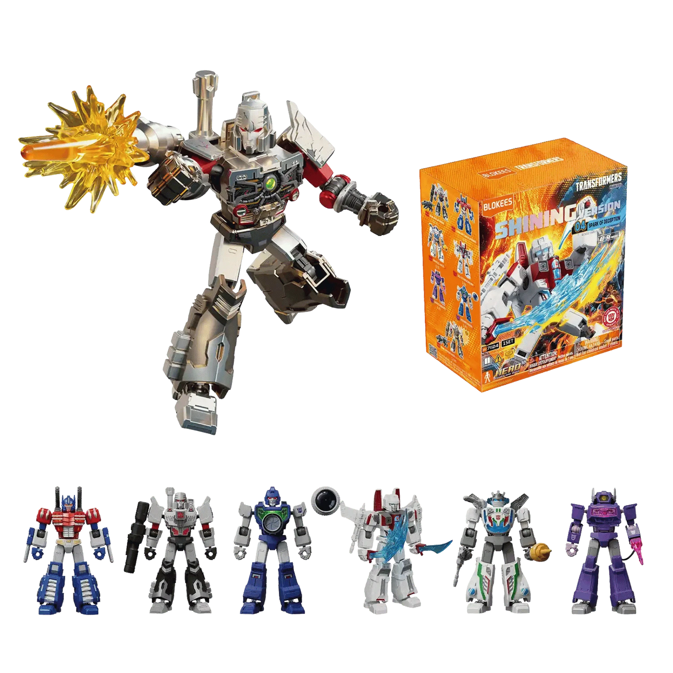 Blokees Transformers Shining Version 04 Spark of Deception Model Kit Action Figure