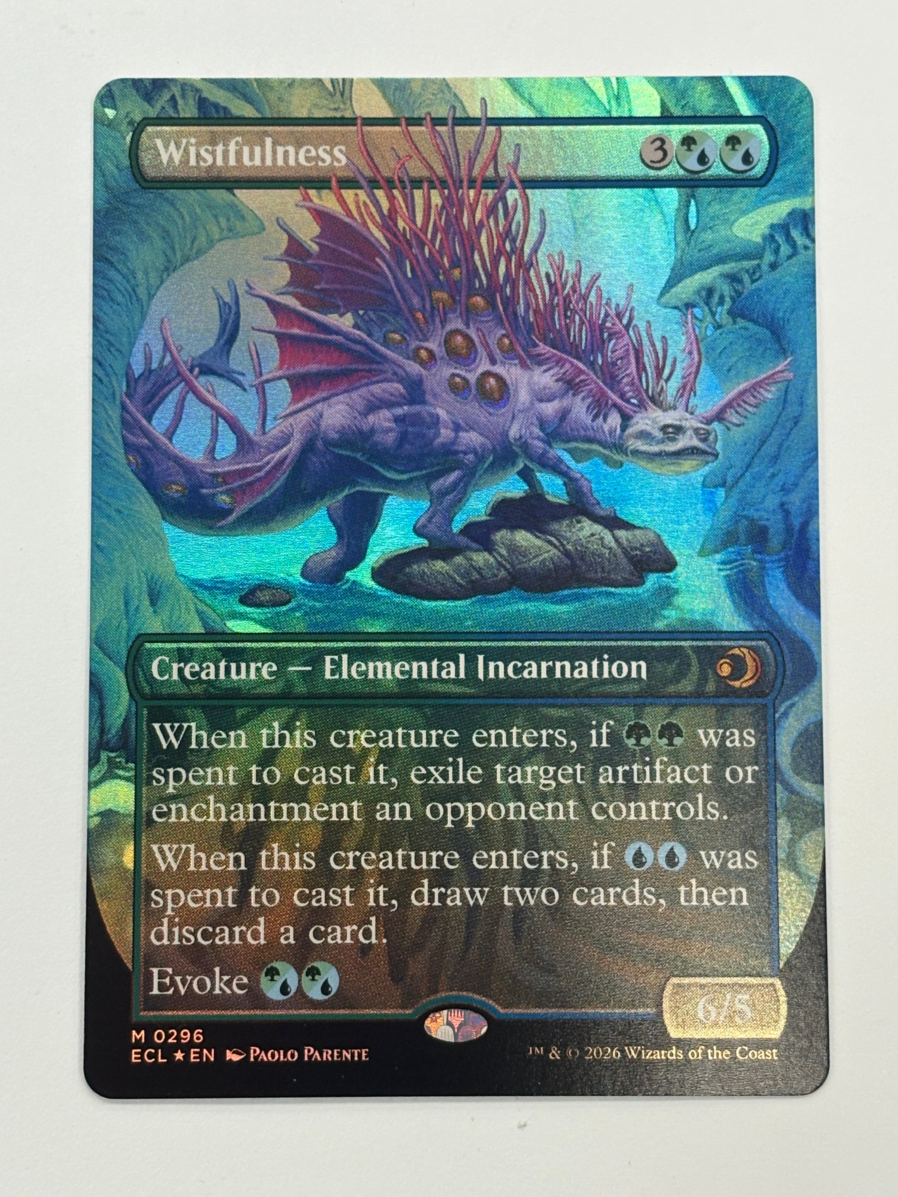 Magic the Gathering TCG - Lorwyn Eclipsed Wistfulness 296 Foil NM