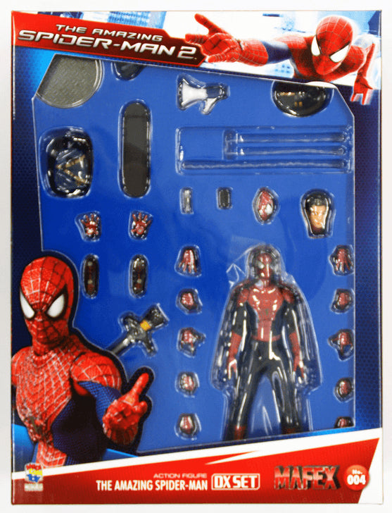 Medi Com Toys Mafex Marvel The Amazing Spider-Man 2 The Amazing Spider-Man DX Set No.004 Action Figure