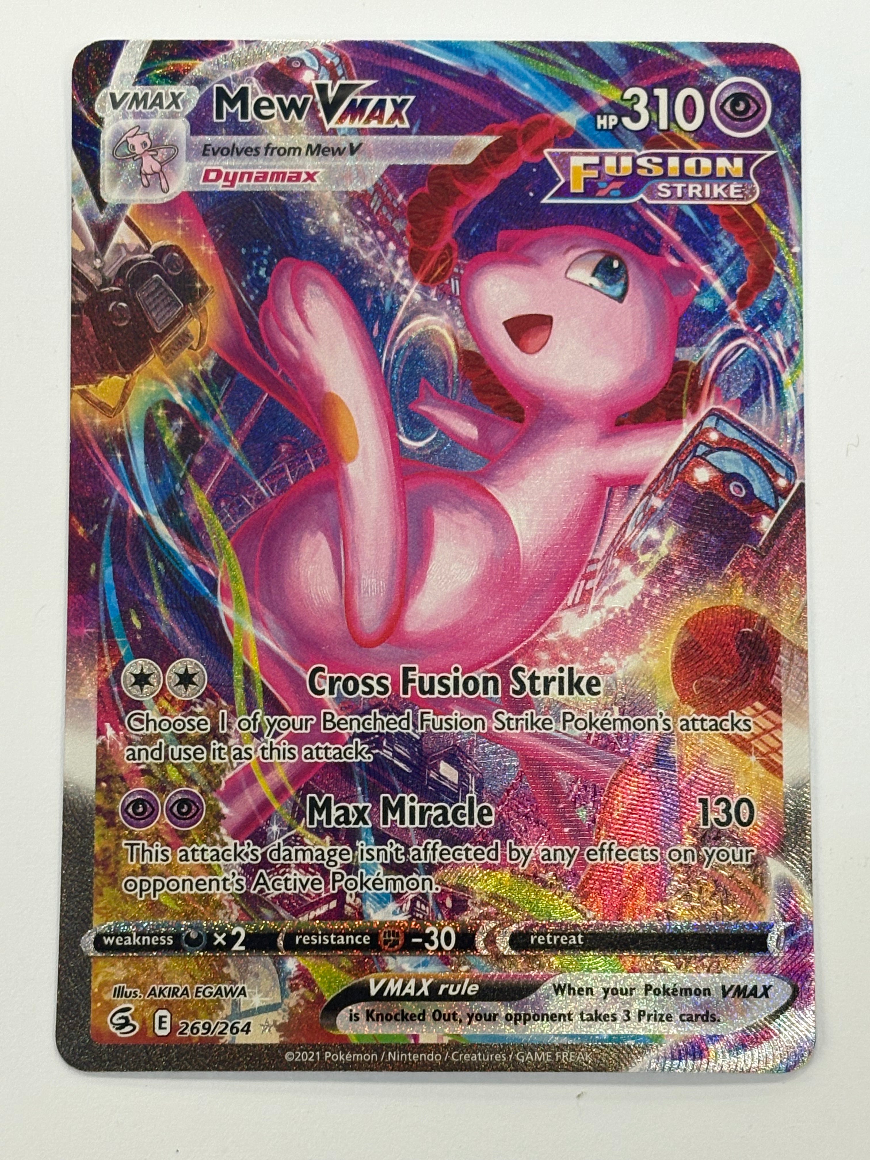 Pokémon TCG - Fusion Strike Mew VMAX 269/264 NM