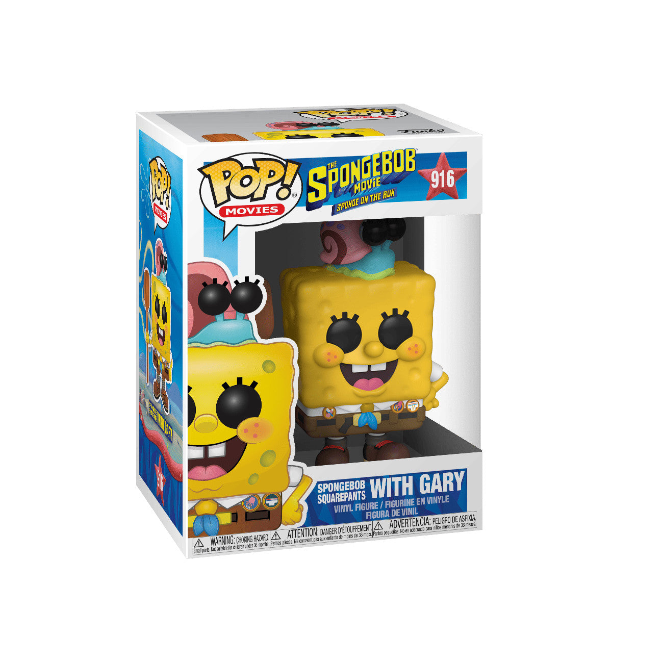 Funko Pop! Movies The Spongebob Movie Sponge on the Run Spongebob Squarepants with Gary #916