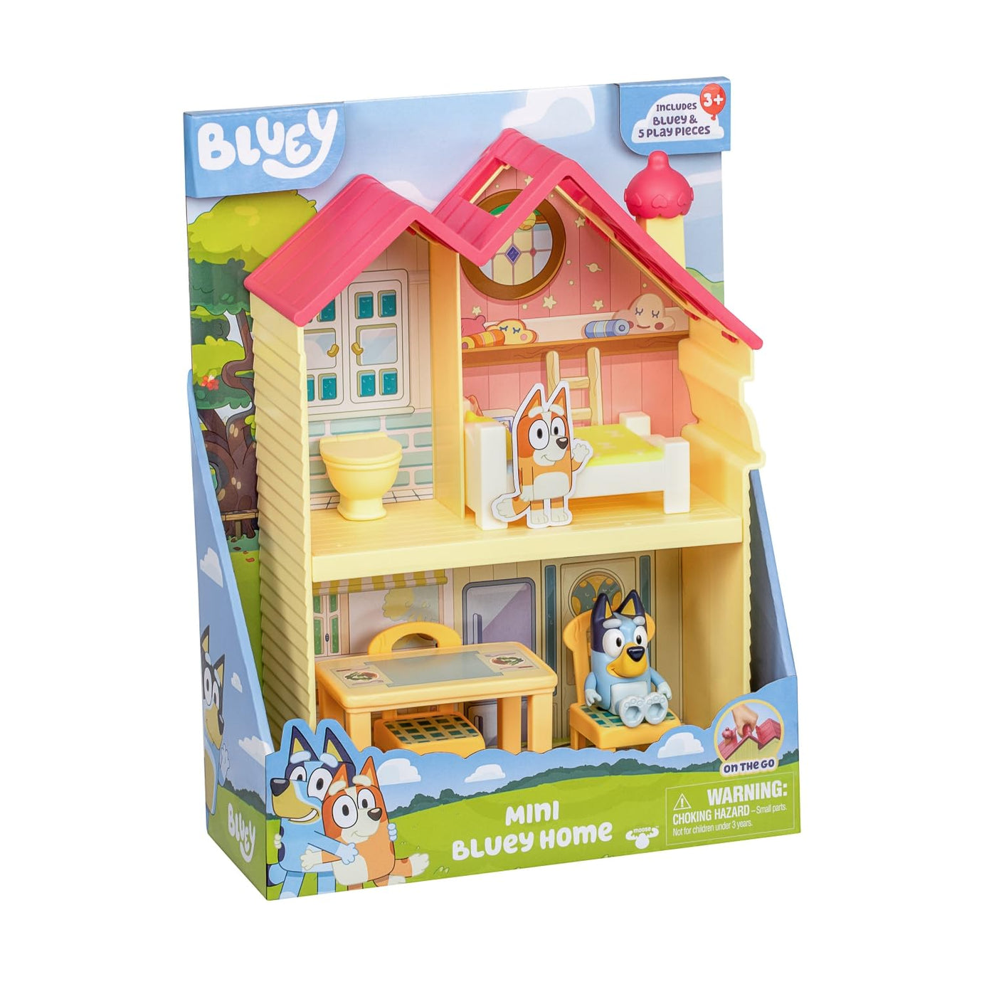 LUDO Mini Bluey Home On the Go Playset