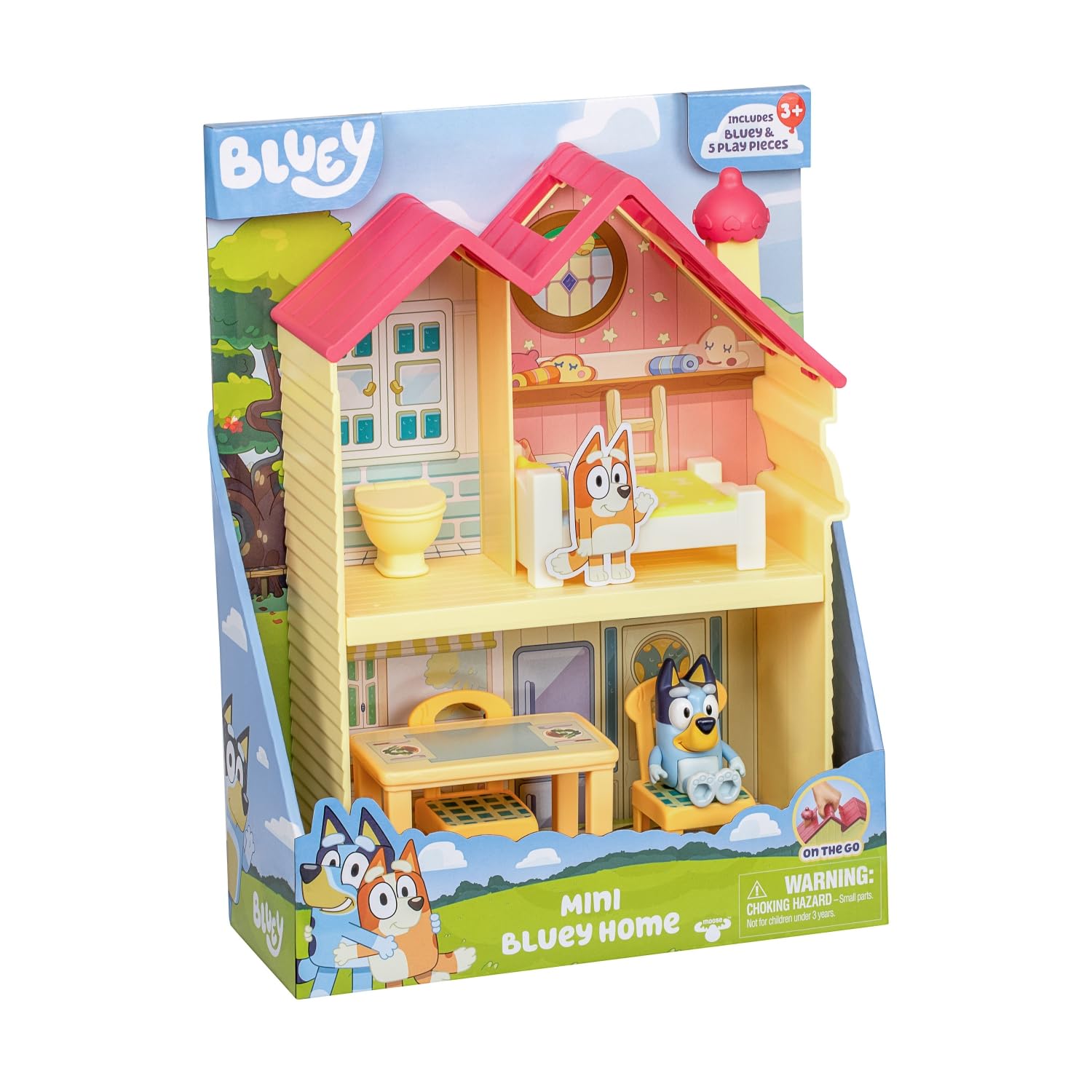LUDO Mini Bluey Home On the Go Playset