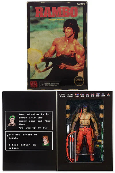 Neca Rambo Classic Video Game Appearance Action Figure