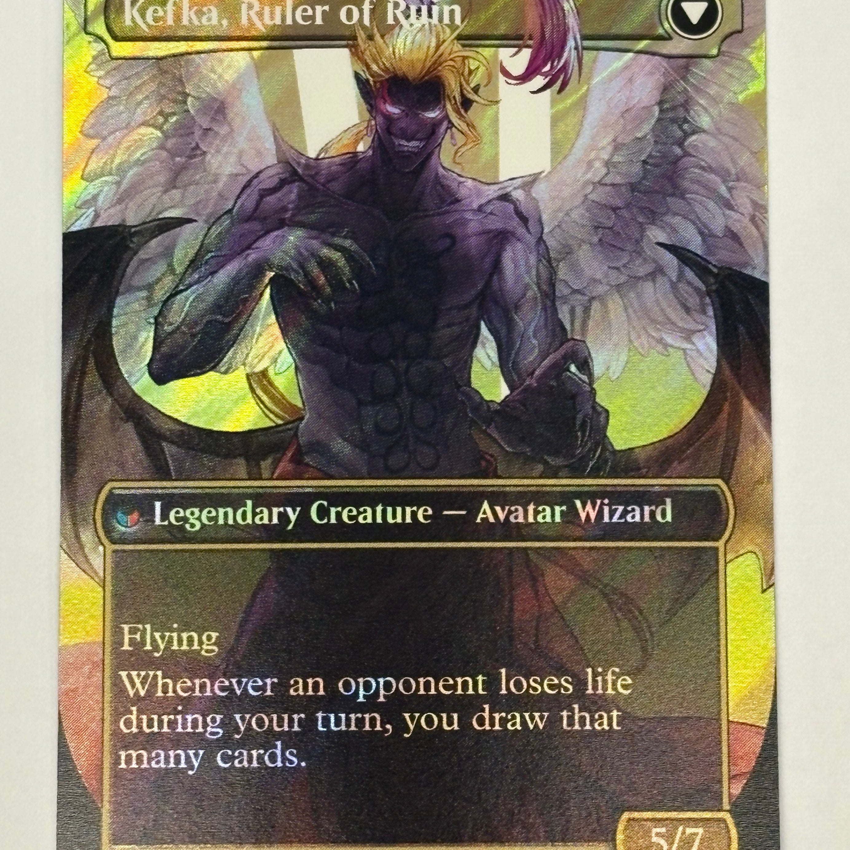 Magic The Gathering TCG - Final Fantasy Kefka, Court Mage (Borderless Surge Foil) 543 NM