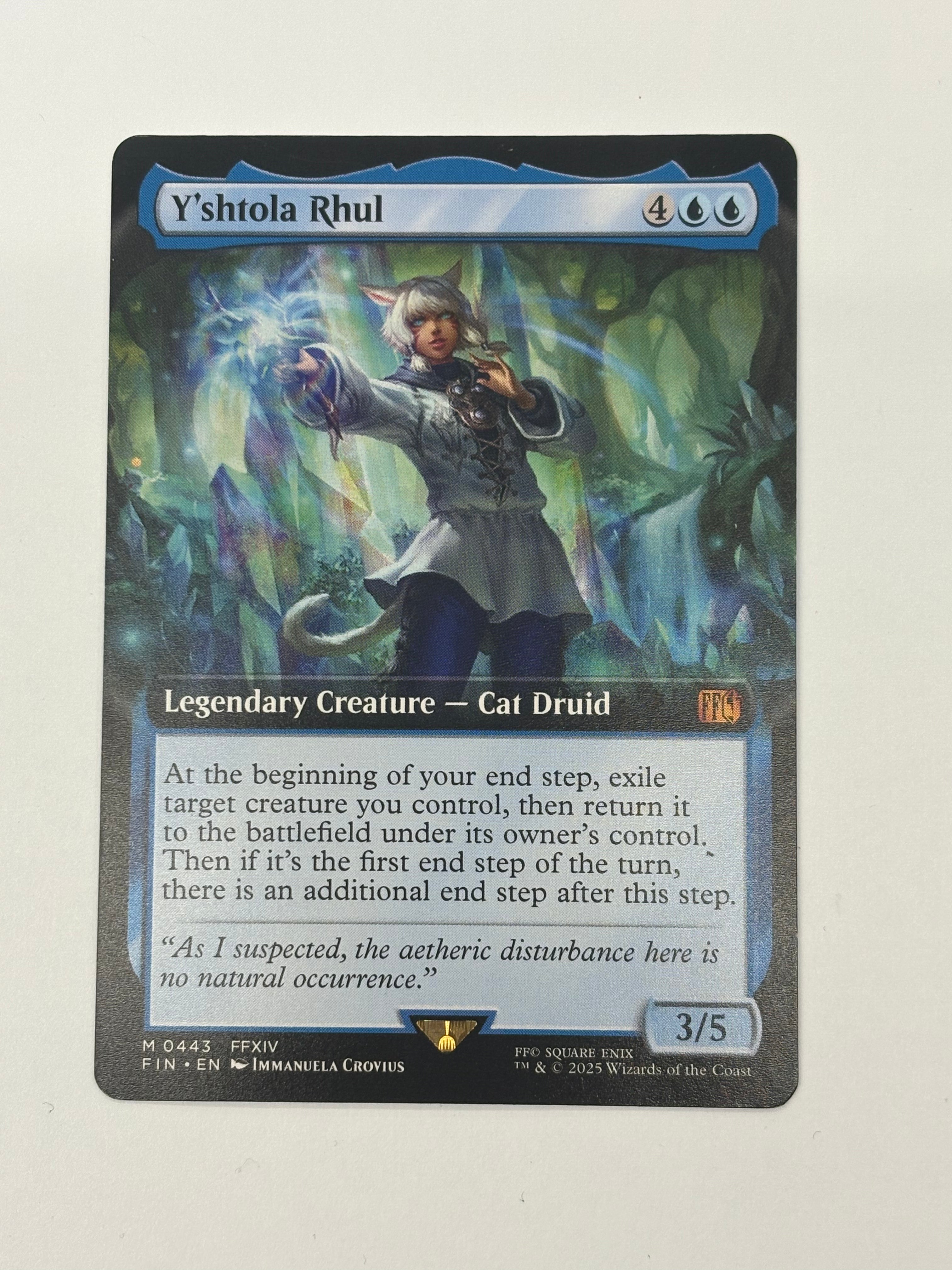 Magic The Gathering TCG - Final Fantasy Y’shtola Rhul (Extended Art) 443 NM