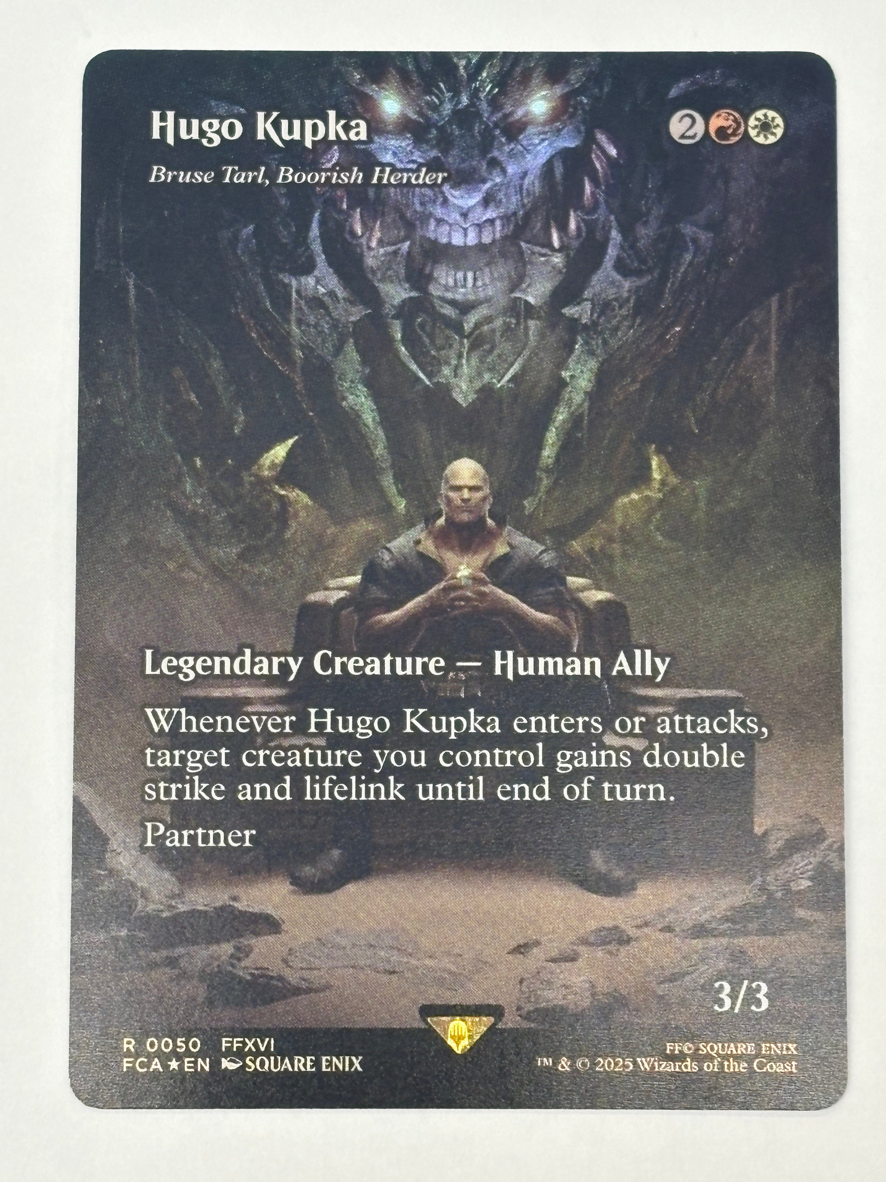 Magic The Gathering TCG - Final Fantasy: Through the Ages Hugo Kupka Bruse Tarl, Boorish Herder 050 Foil NM