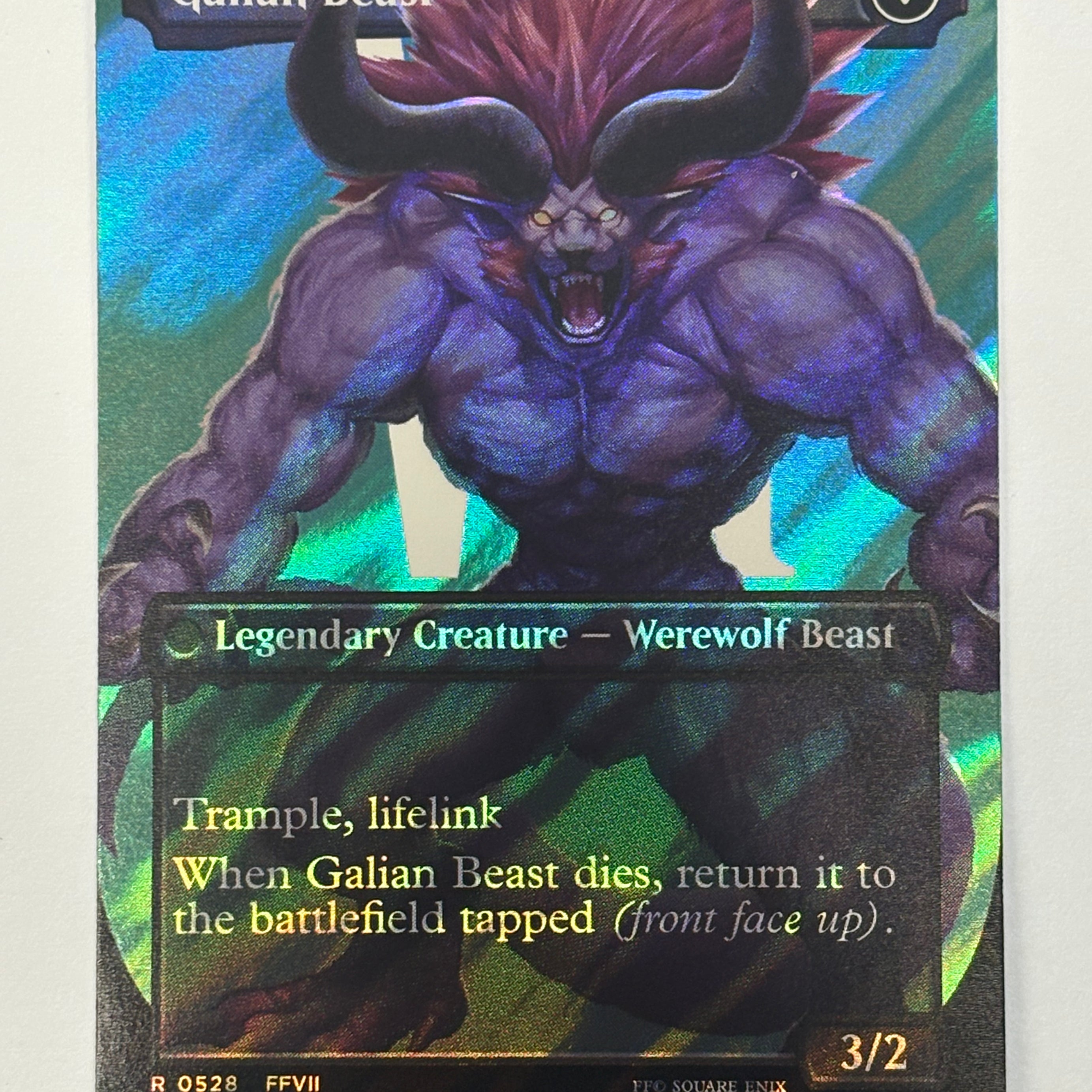 Magic The Gathering TCG - Final Fantasy Vincent Valentine (Borderless Surge Foil) 528 NM