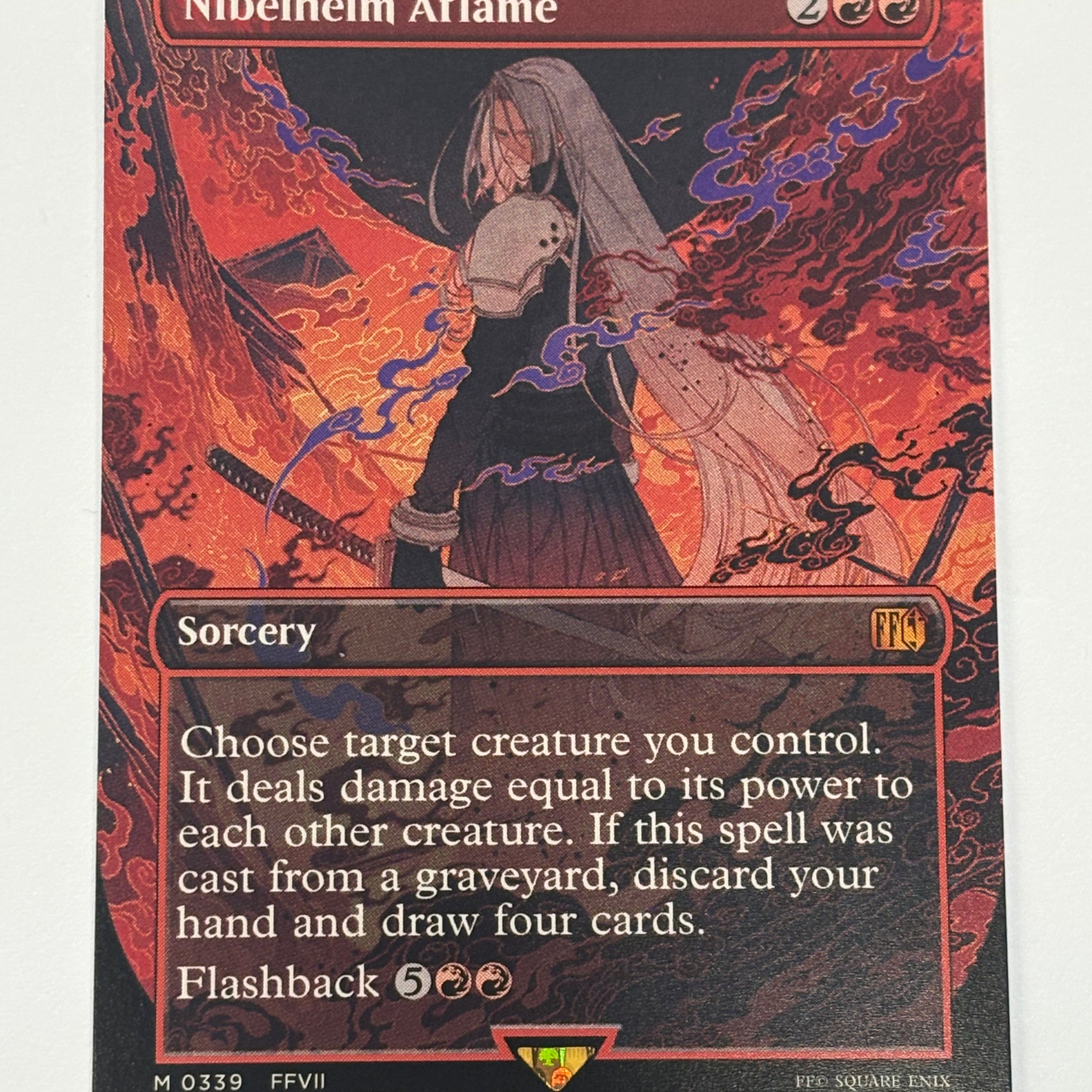 Magic The Gathering TCG - Final Fantasy Nibelheim Aflame (Borderless) 339 NM