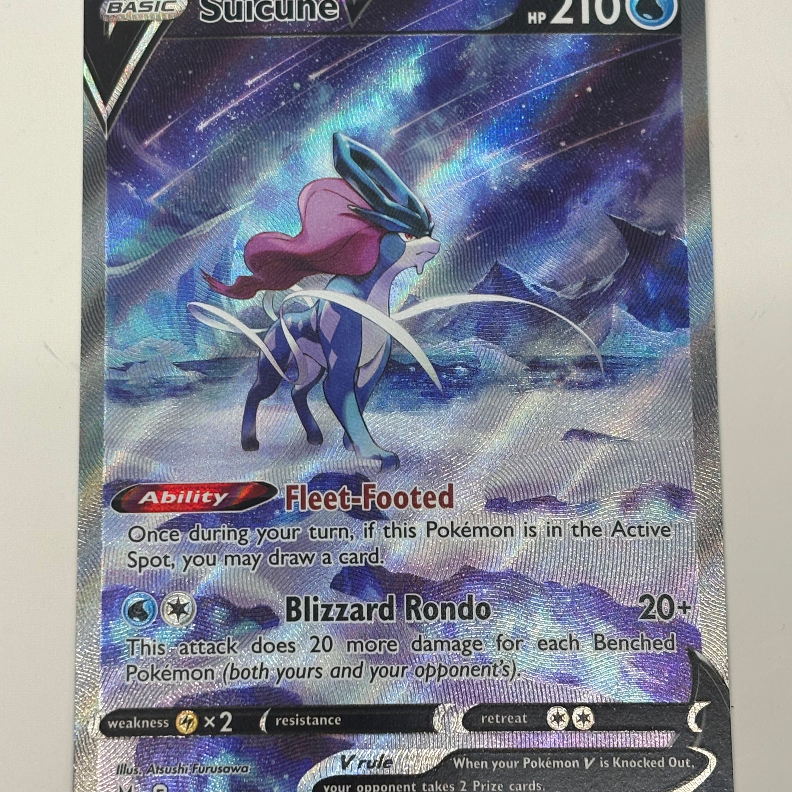 Pokémon TCG - Crown Zenith Suicune V GG38/GG70 NM