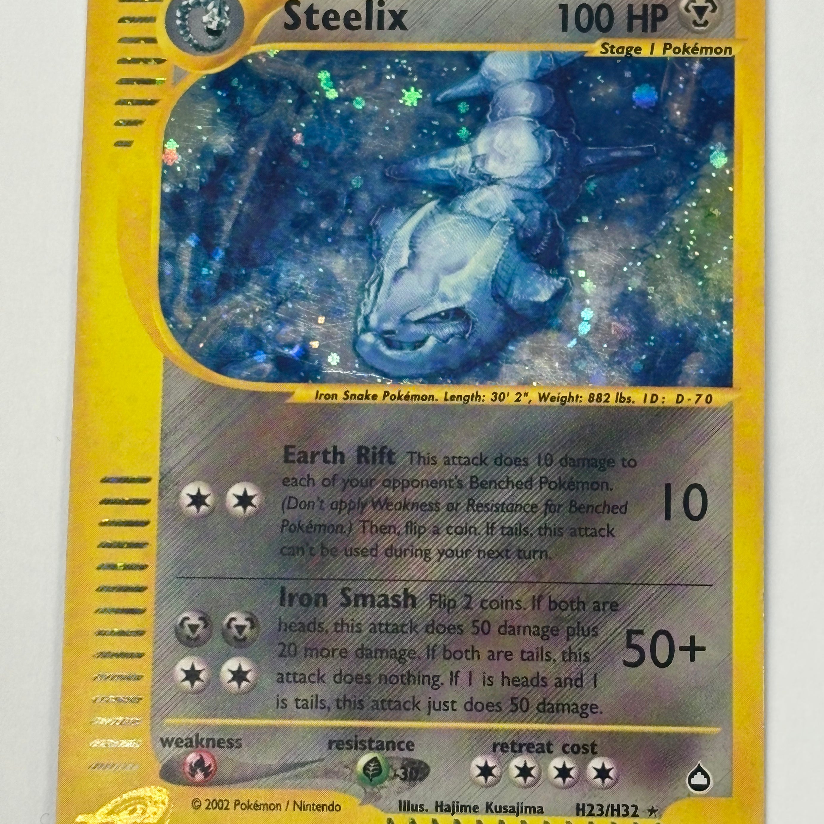 Pokémon TCG - Aquapolis Steelix H23/H32 HP