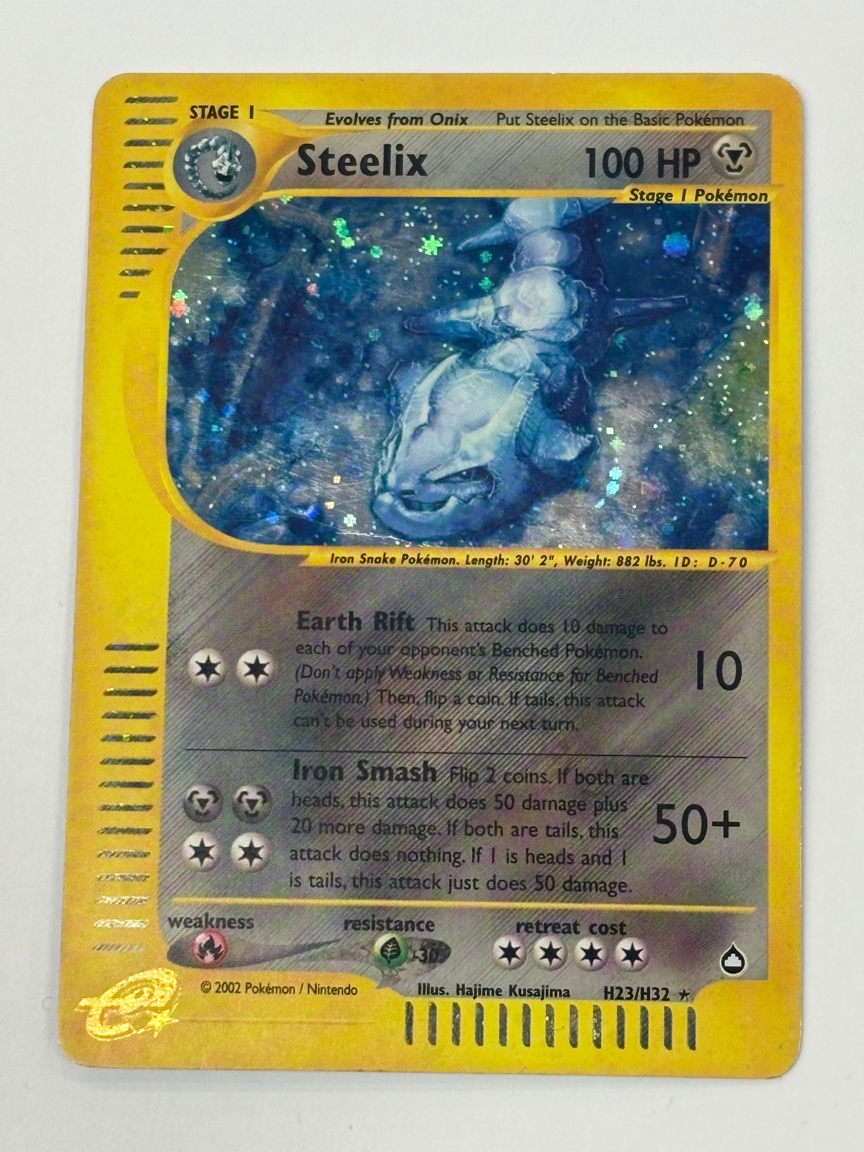 Pokémon TCG - Aquapolis Steelix H23/H32 HP
