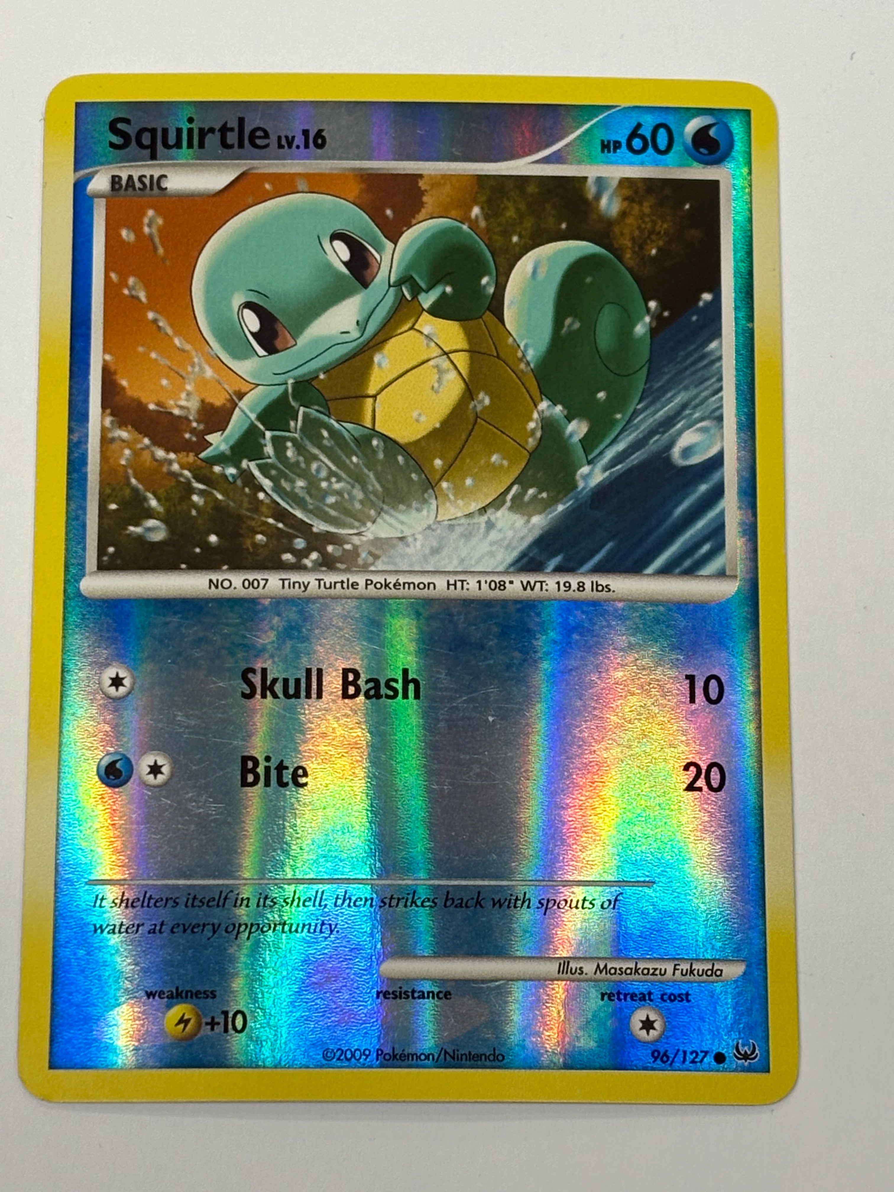 Pokémon TCG - Platinum Squirtle 96/127 Reverse Holo NM