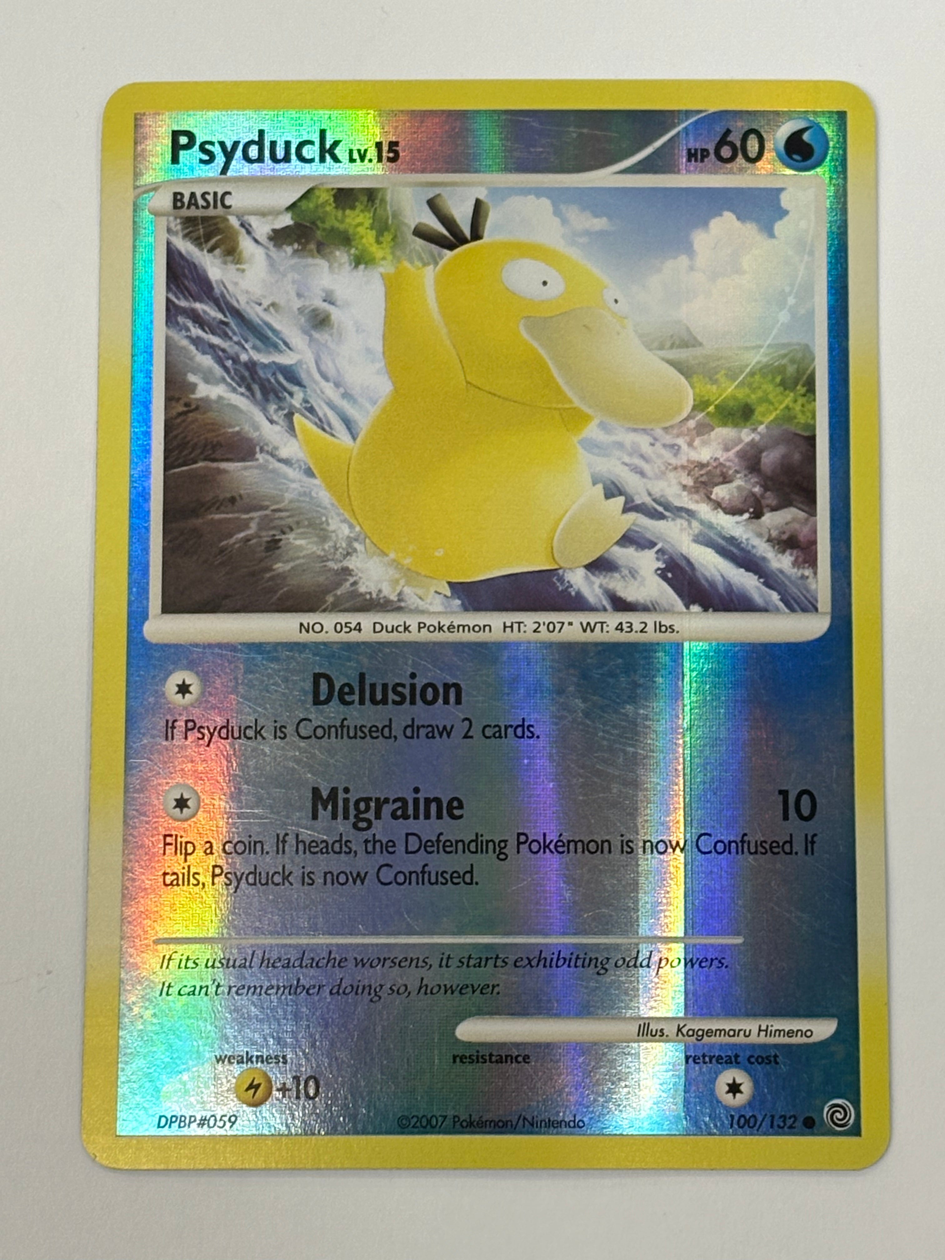 Pokémon TCG - Secret Wonders Psyduck 100/132 (Reverse Holo) NM