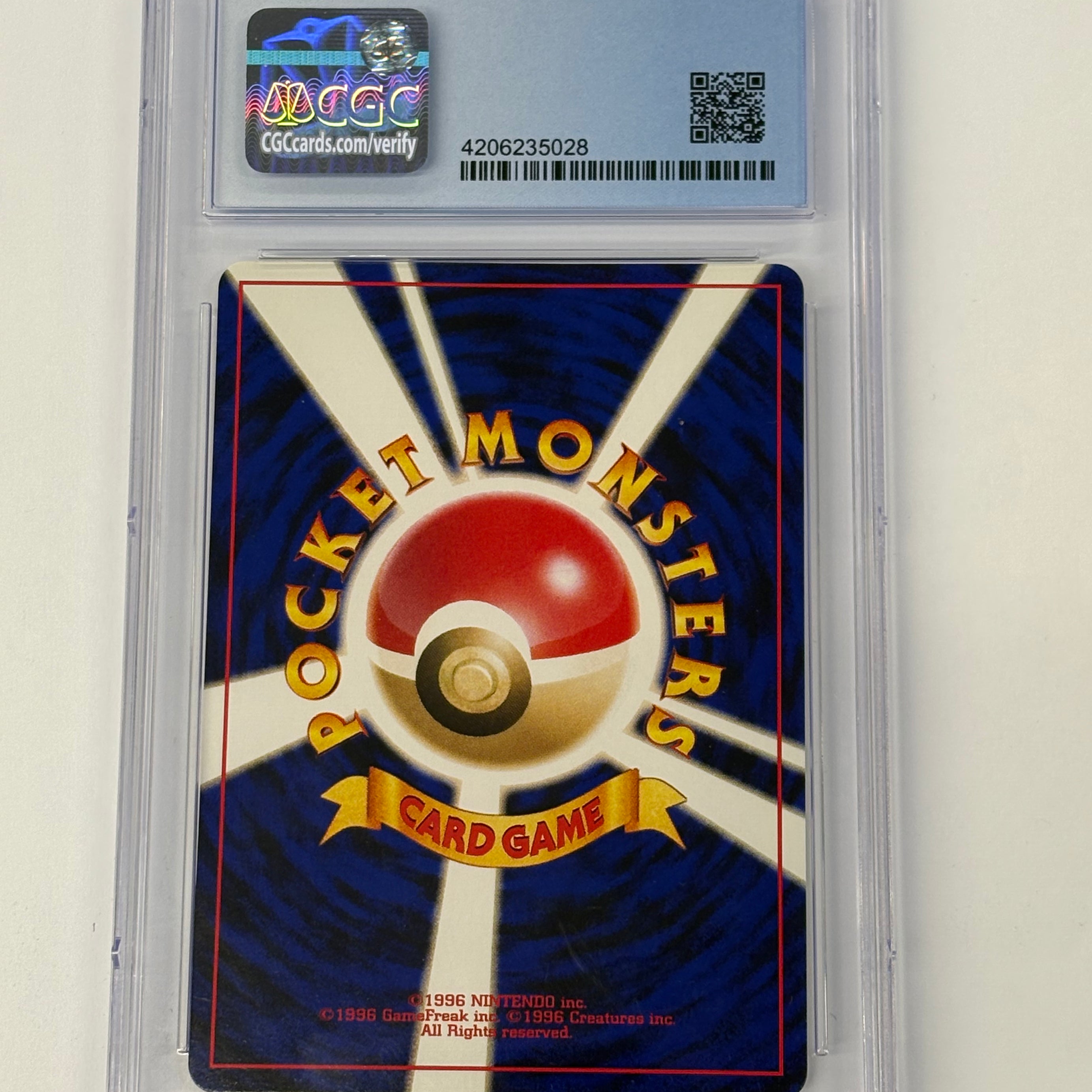 Pokémon TCG - CGC Gem Mint 9.5 Neo Premium File 3 JP Raichu No. 243