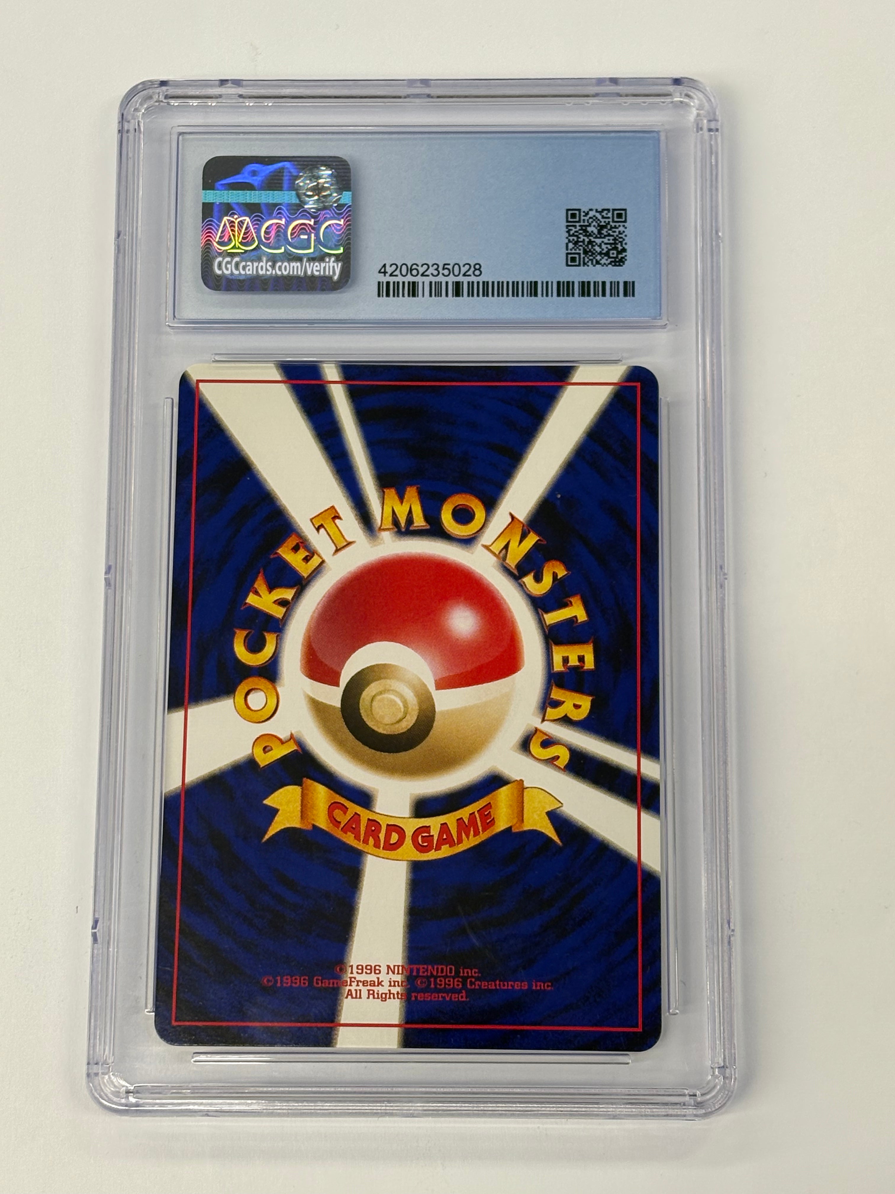 Pokémon TCG - CGC Gem Mint 9.5 Neo Premium File 3 JP Raichu No. 243