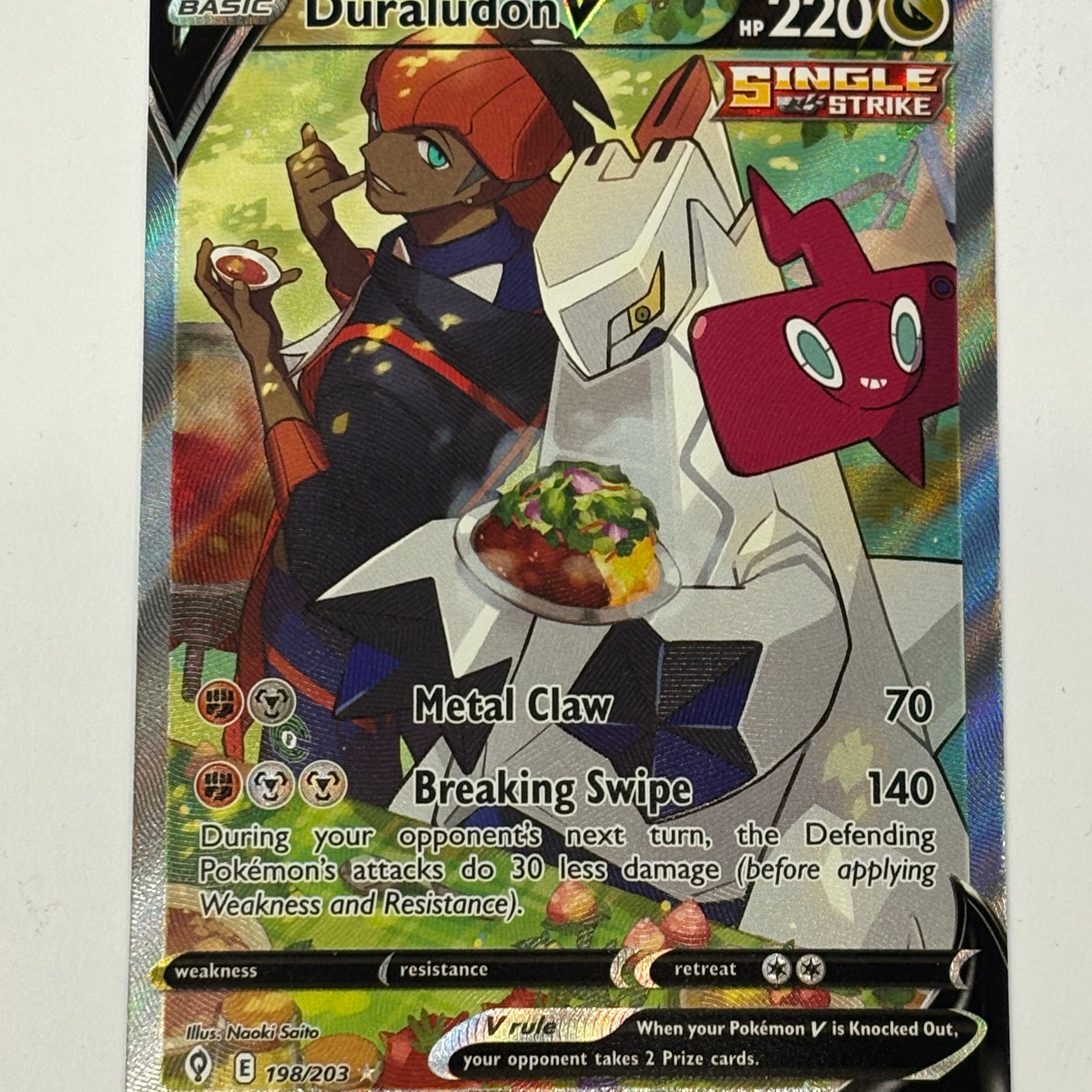 Pokémon TCG - Fusion Strike Duraludon V 198/264 NM