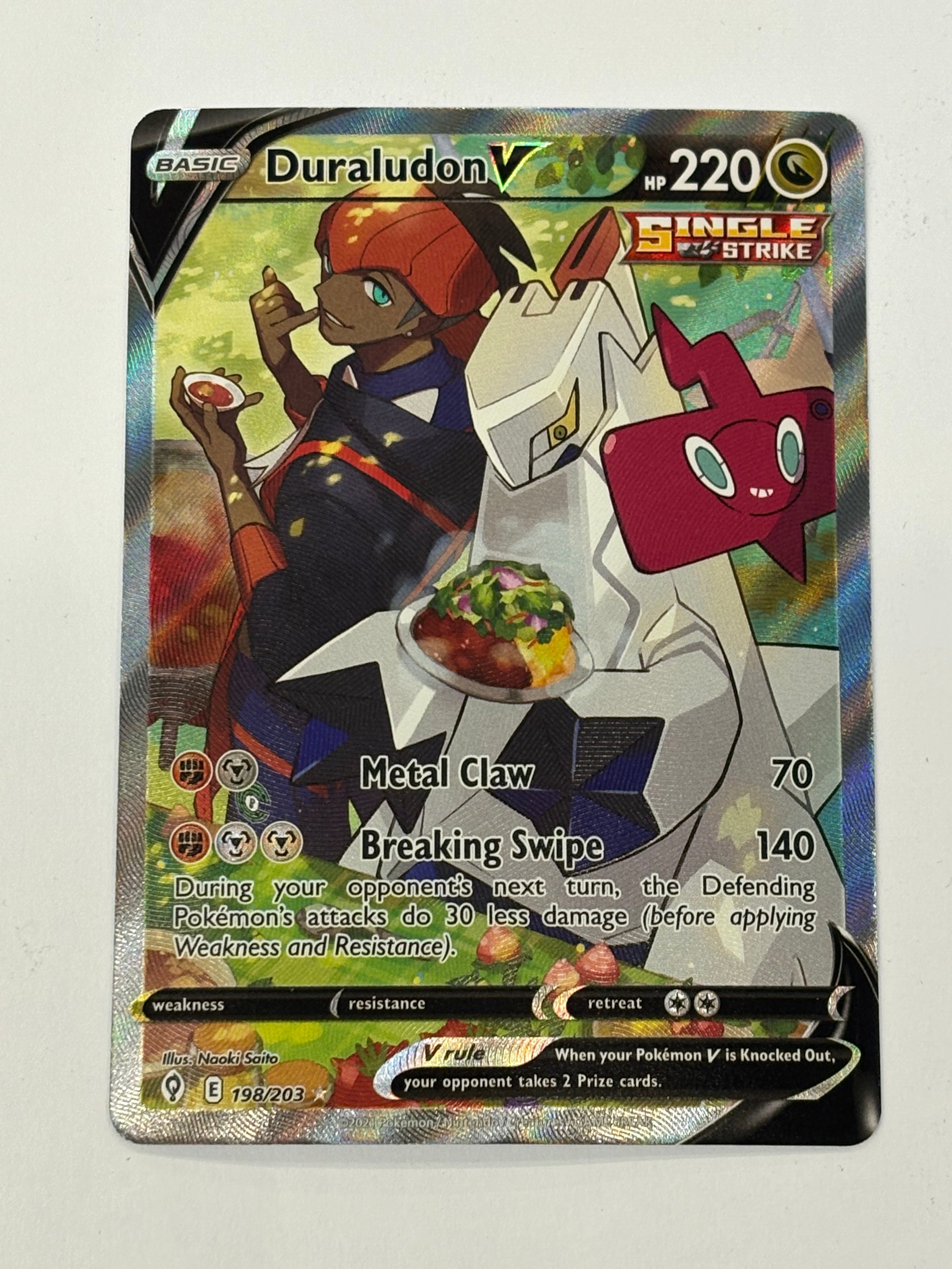 Pokémon TCG - Fusion Strike Duraludon V 198/264 NM