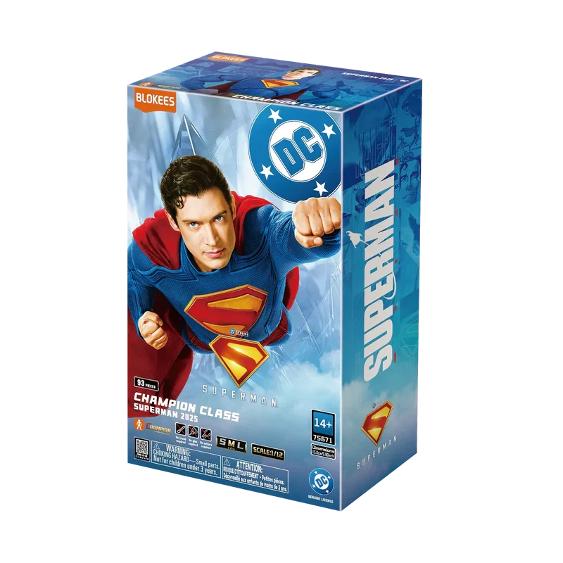 Blokees Champion Class DC Superman 2025 Model Kit Action Figure