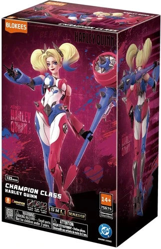 Blokees Champion Class DC Harley Quinn Model Kit Action Figure