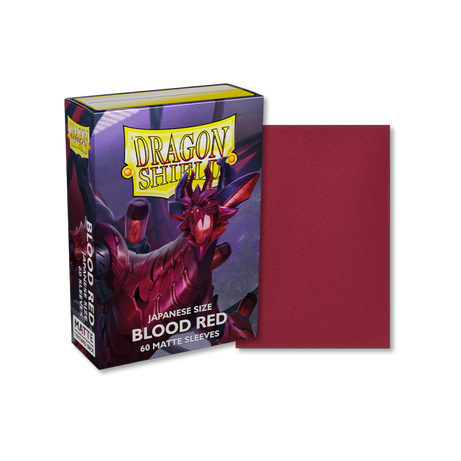 Japanese Dragon Shield Blood Red • Matte Count 60