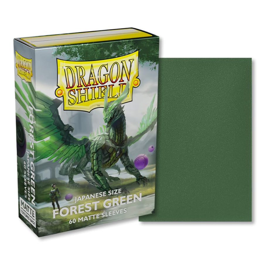 Japanese Dragon Shield Forest Green • Matte Count 60
