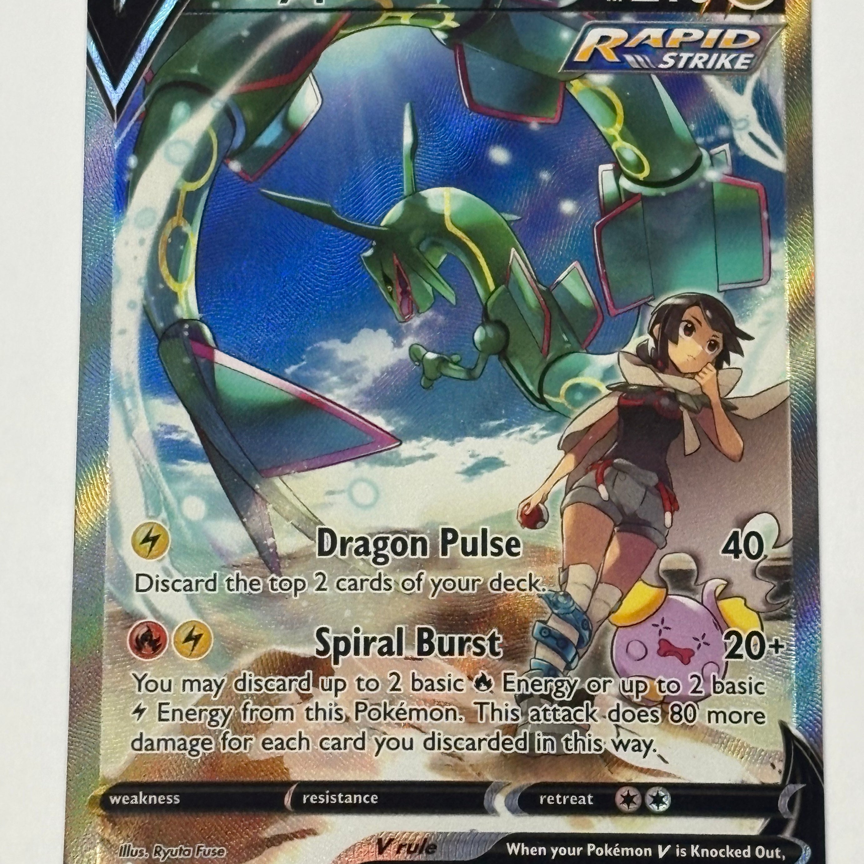 Pokémon TCG - Evolving Skies Rayquaza V 194/203 NM