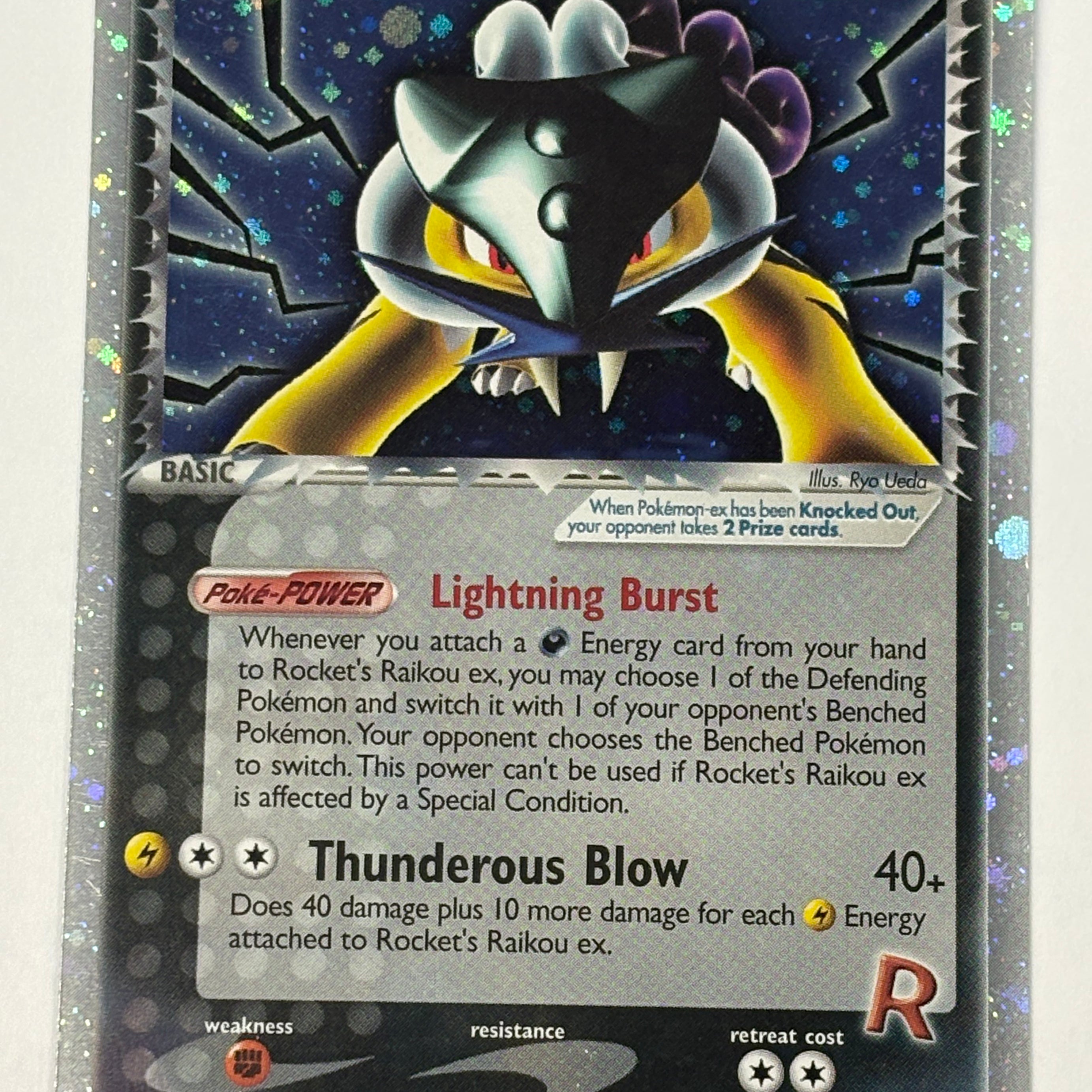 Pokémon TCG - EX Deoxys Rocket’s Raikou ex 108/107 LP