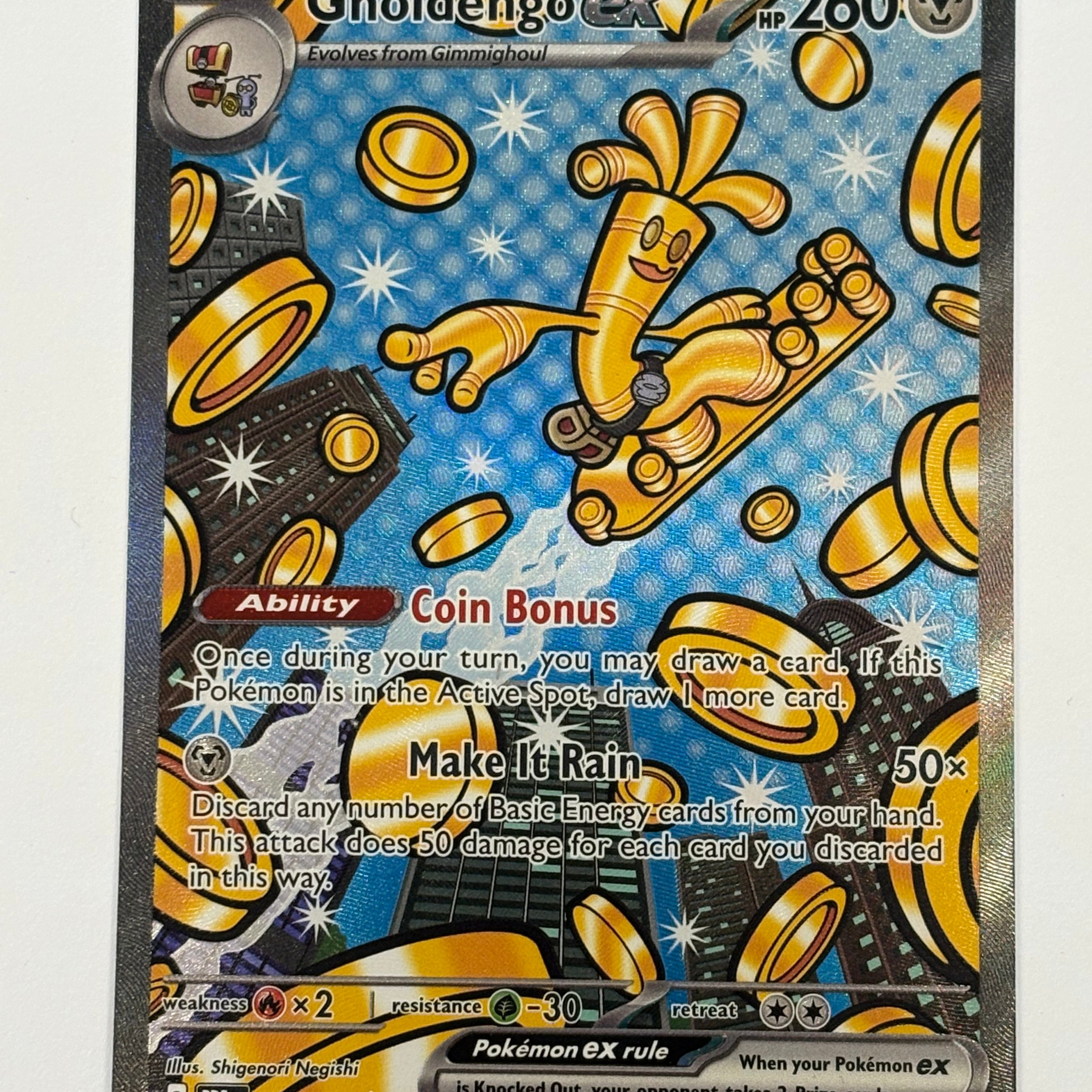 Pokémon TCG - Prismatic Evolutions Gholdengo ex 164/131 NM