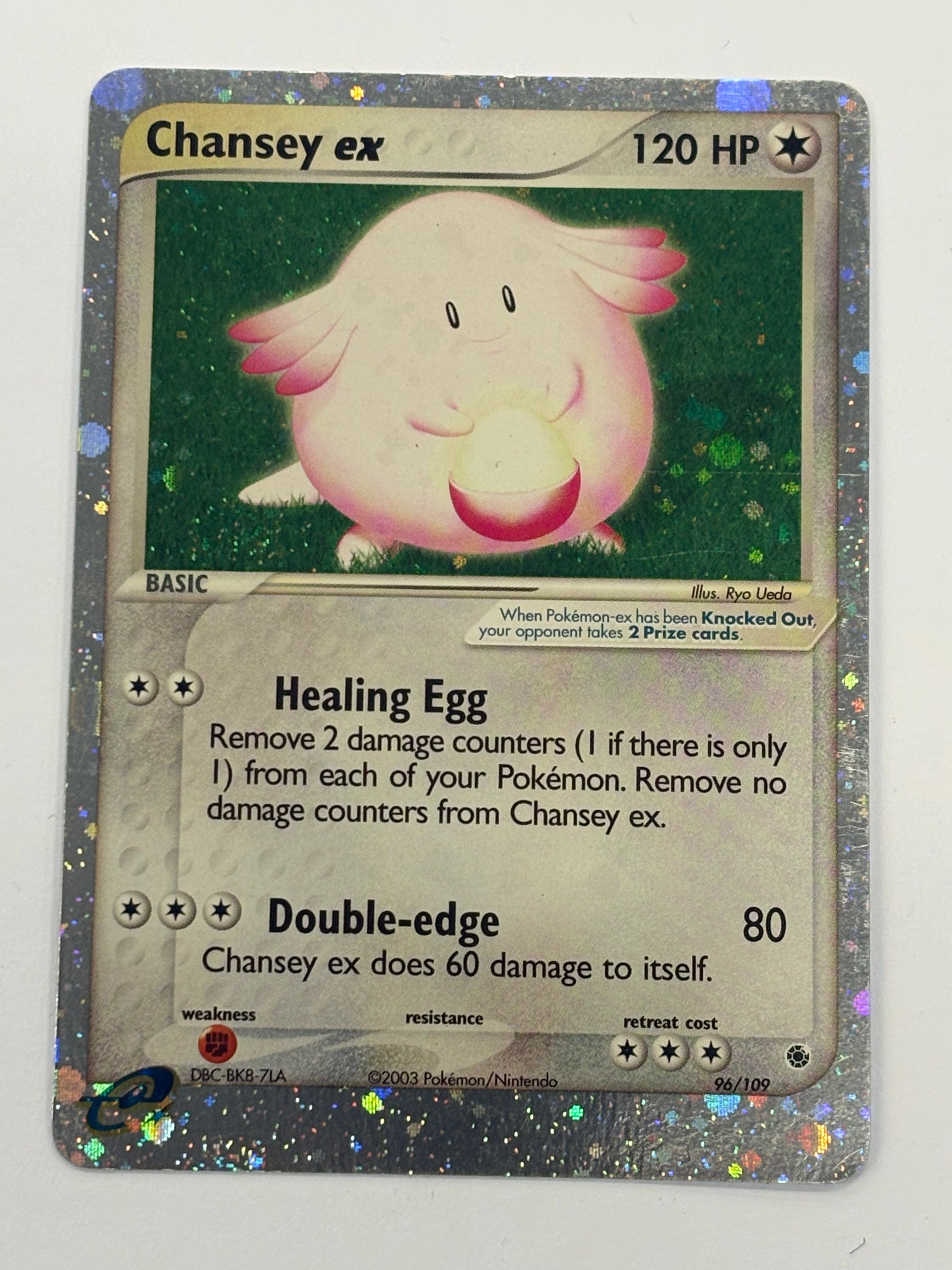 Pokémon TCG - EX Ruby & Sapphire Chansey ex 96/109 NM