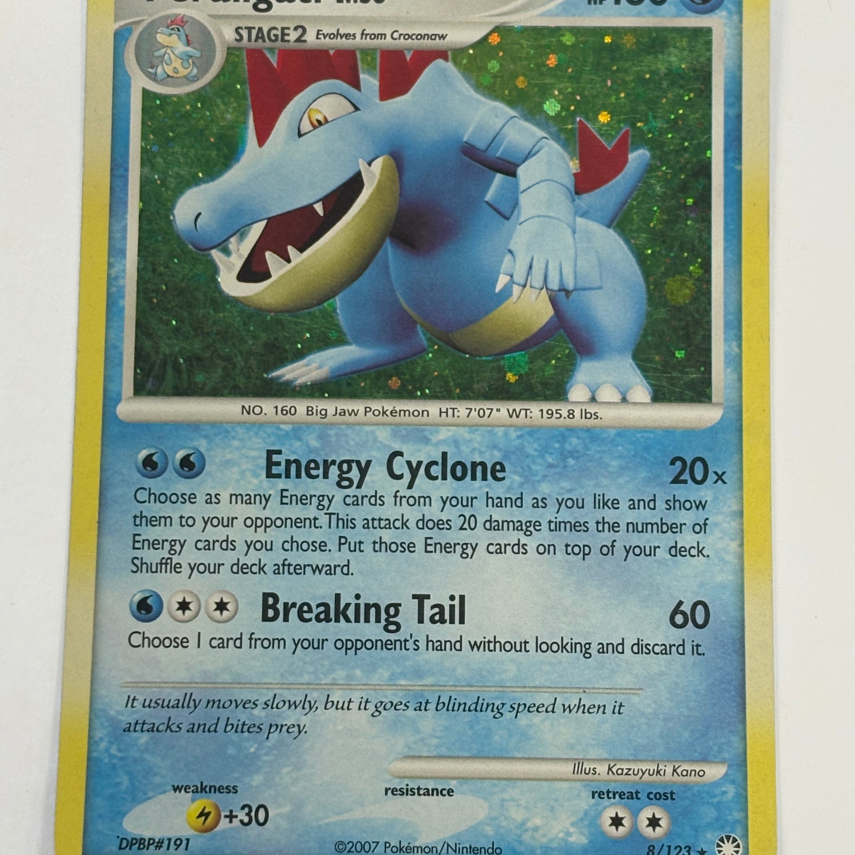 Pokémon TCG - Mysterious Treasures Feraligatr 8/123 (Holo) NM