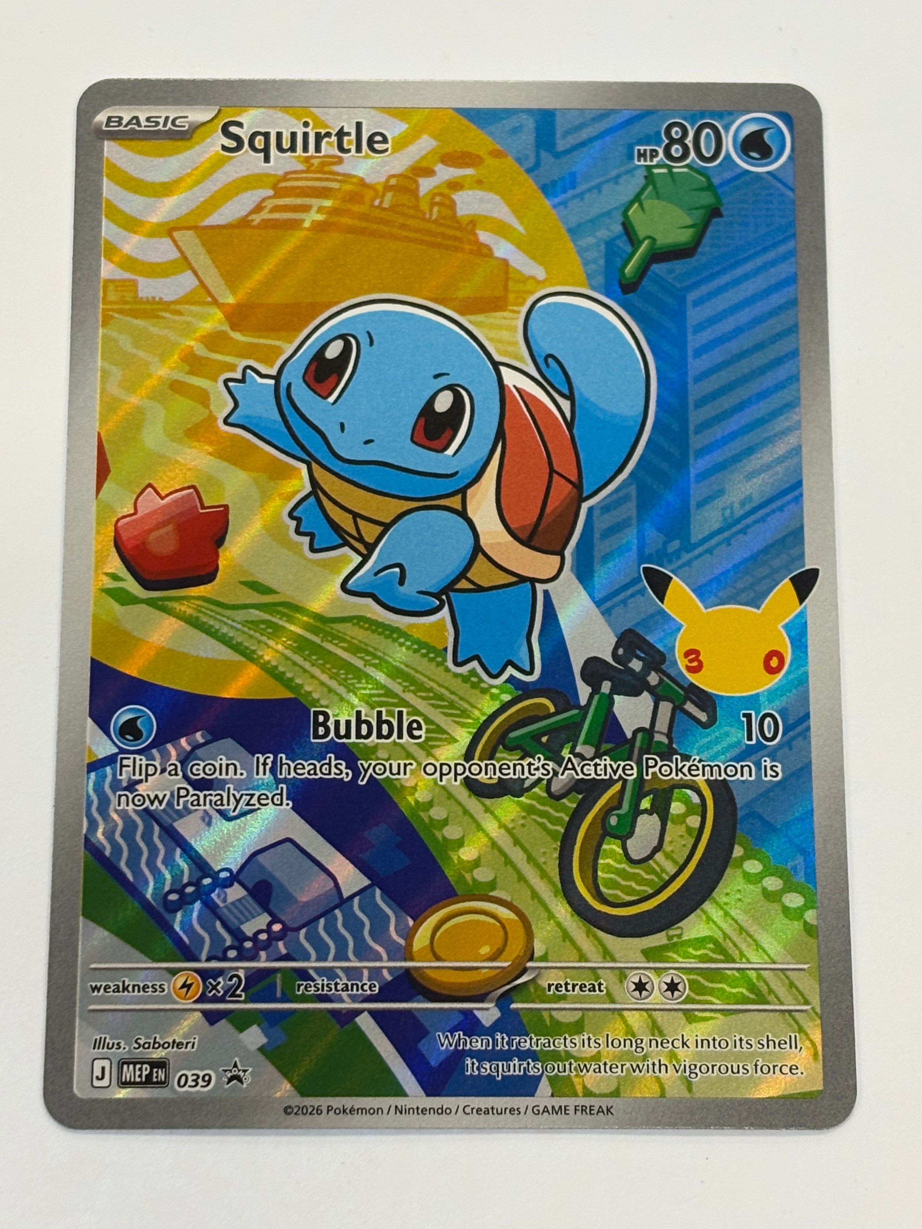 Pokémon TCG - Mega Evolution Promo Squirtle 039 NM