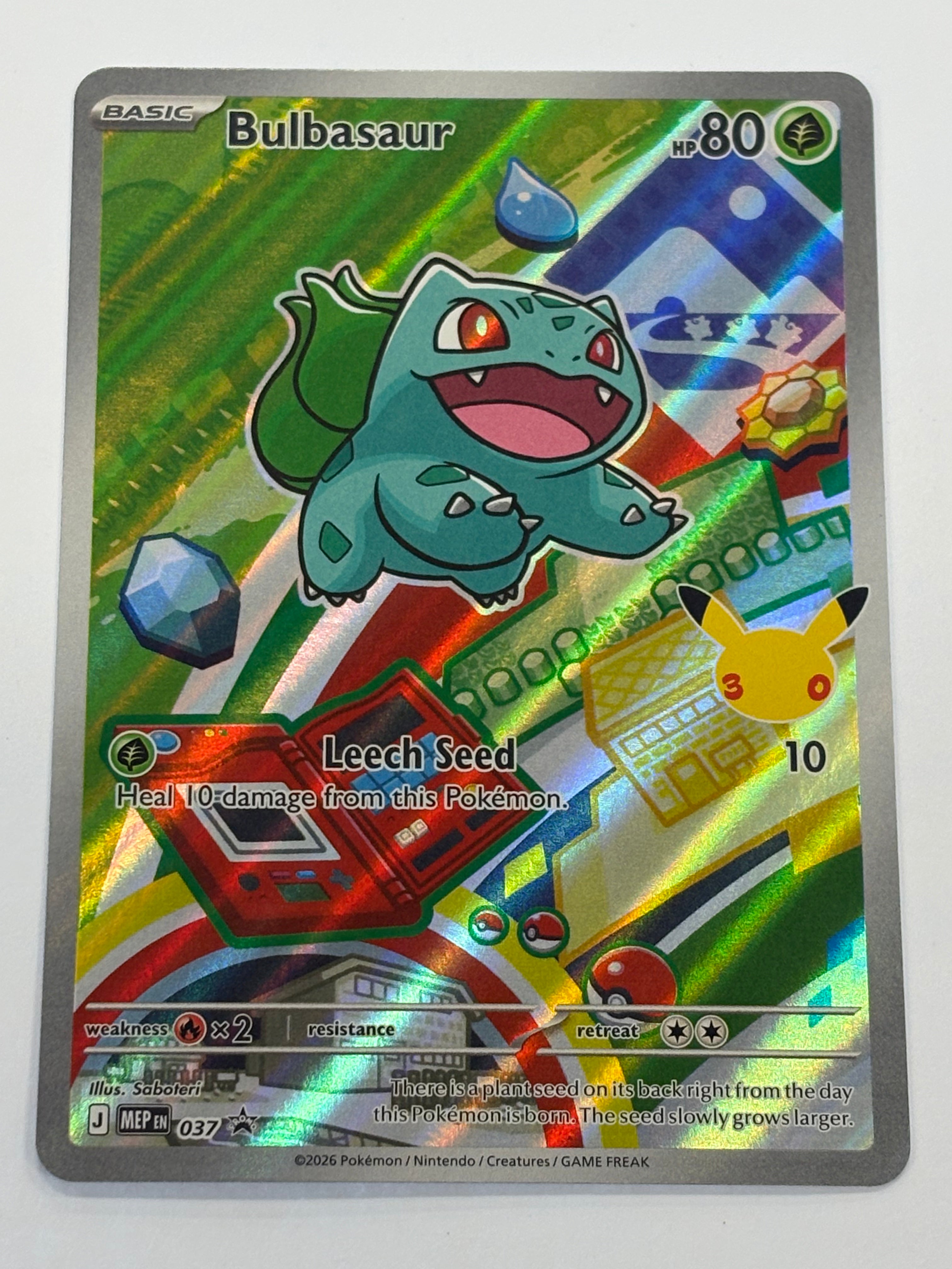 Pokémon TCG - Mega Evolution Promo Bulbasaur 037 NM