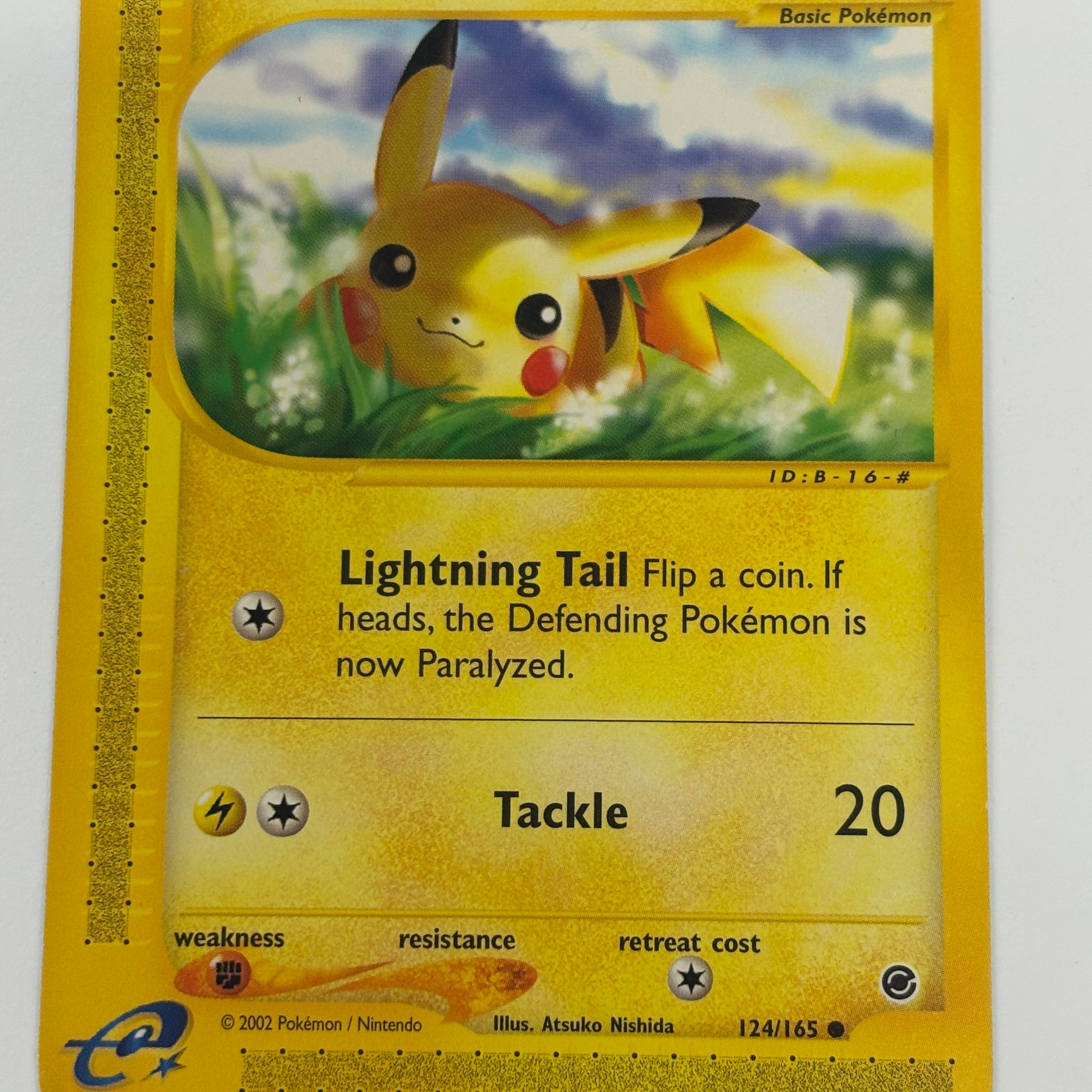 Pokémon TCG - Expedition Pikachu 124/165 NM