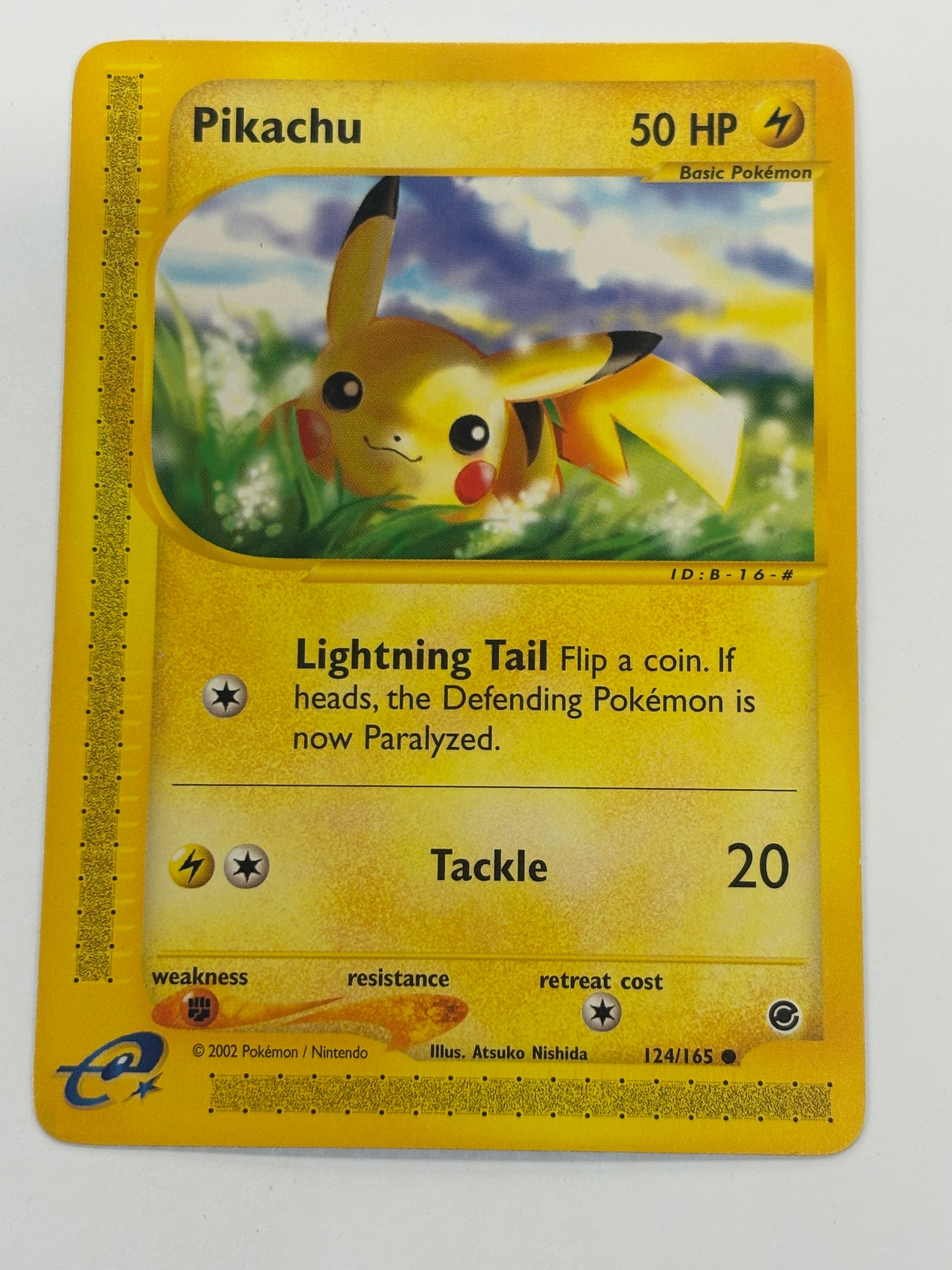 Pokémon TCG - Expedition Pikachu 124/165 NM