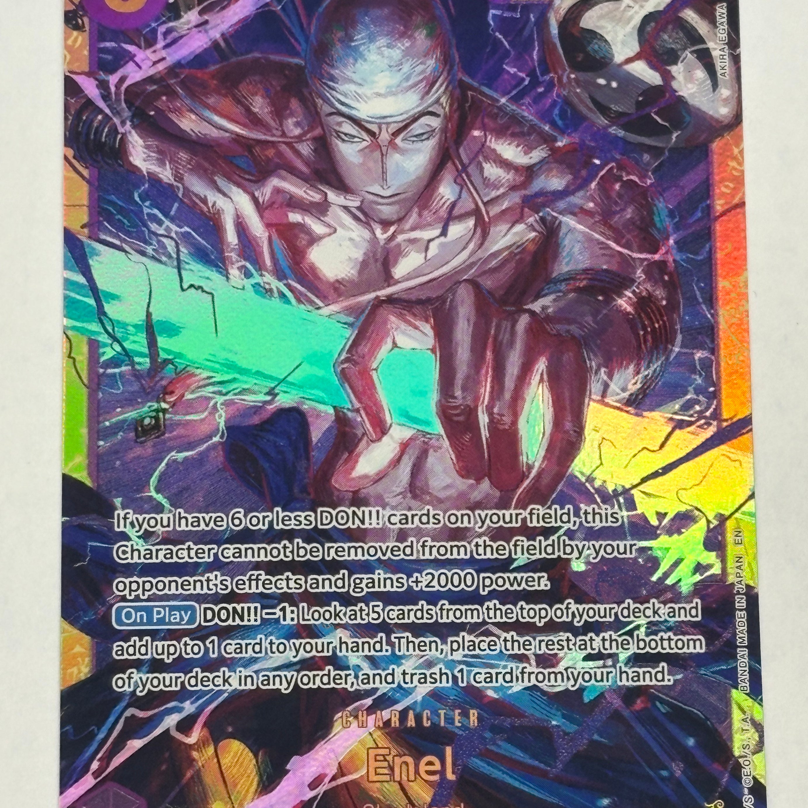 One Piece TCG - Adventure on Kami's Island OP15-EB04 Enel OP15-118 NM