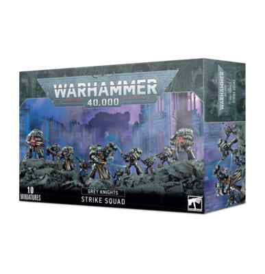 Warhammer 40K Grey Knights Strike Squad 10 Citadel Miniatures/Figurines