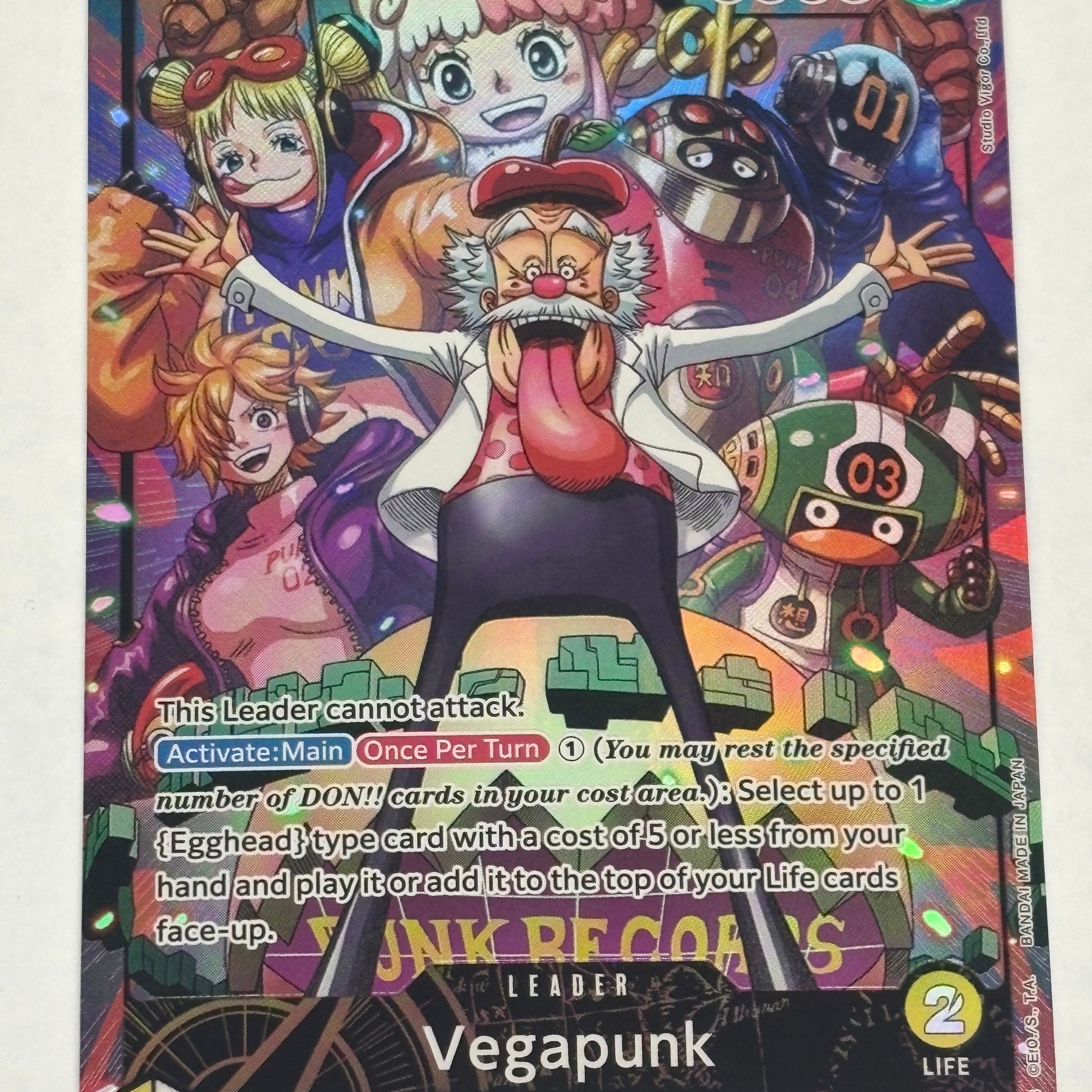 One Piece TCG - 500 Years in the Future OP-07 Vegapunk (Alternate Art) OP07-097 NM