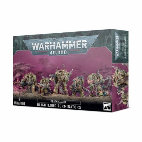 Warhammer 40K Death Guard Blightlord Terminators 5 Citadel Miniatures/Figurines