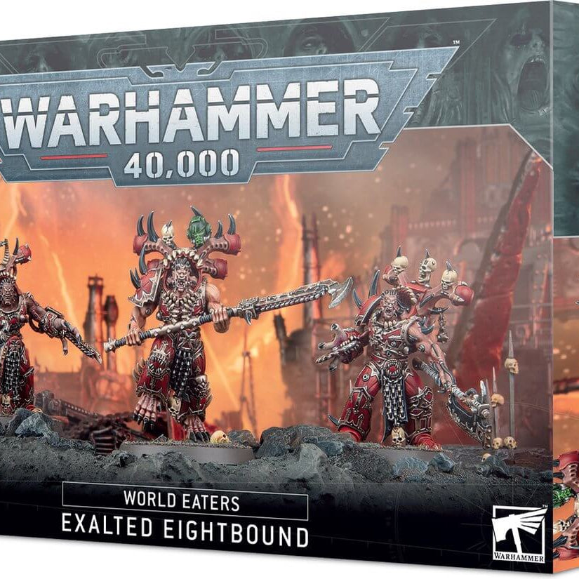 Warhammer 40K World Eaters Exalted Eightbound 3 Citadel Miniatures/Figurines