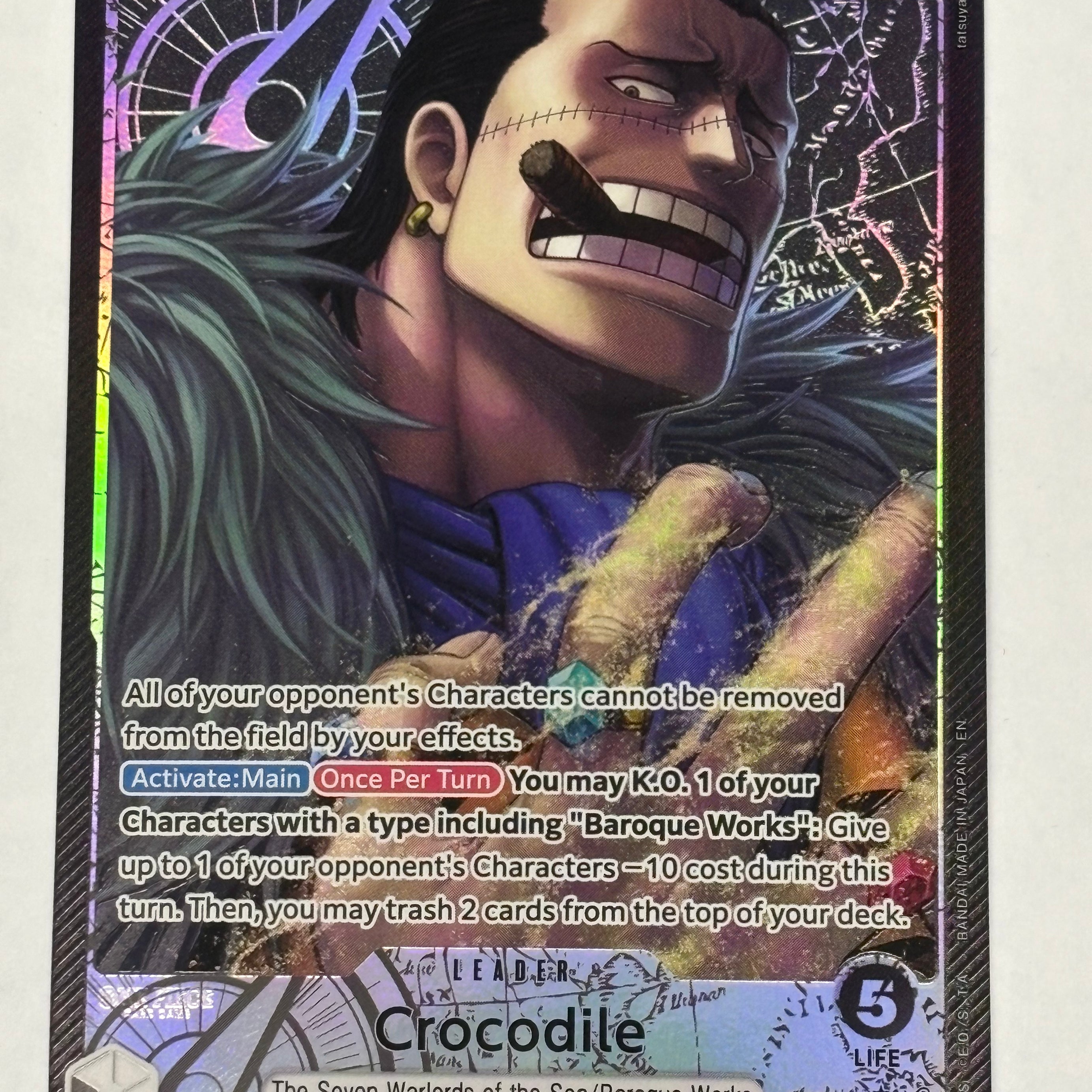 One Piece TCG - The Azure Sea’s Seven OP14-EB04 Crocodile (Alternate Art) OP14-079 NM