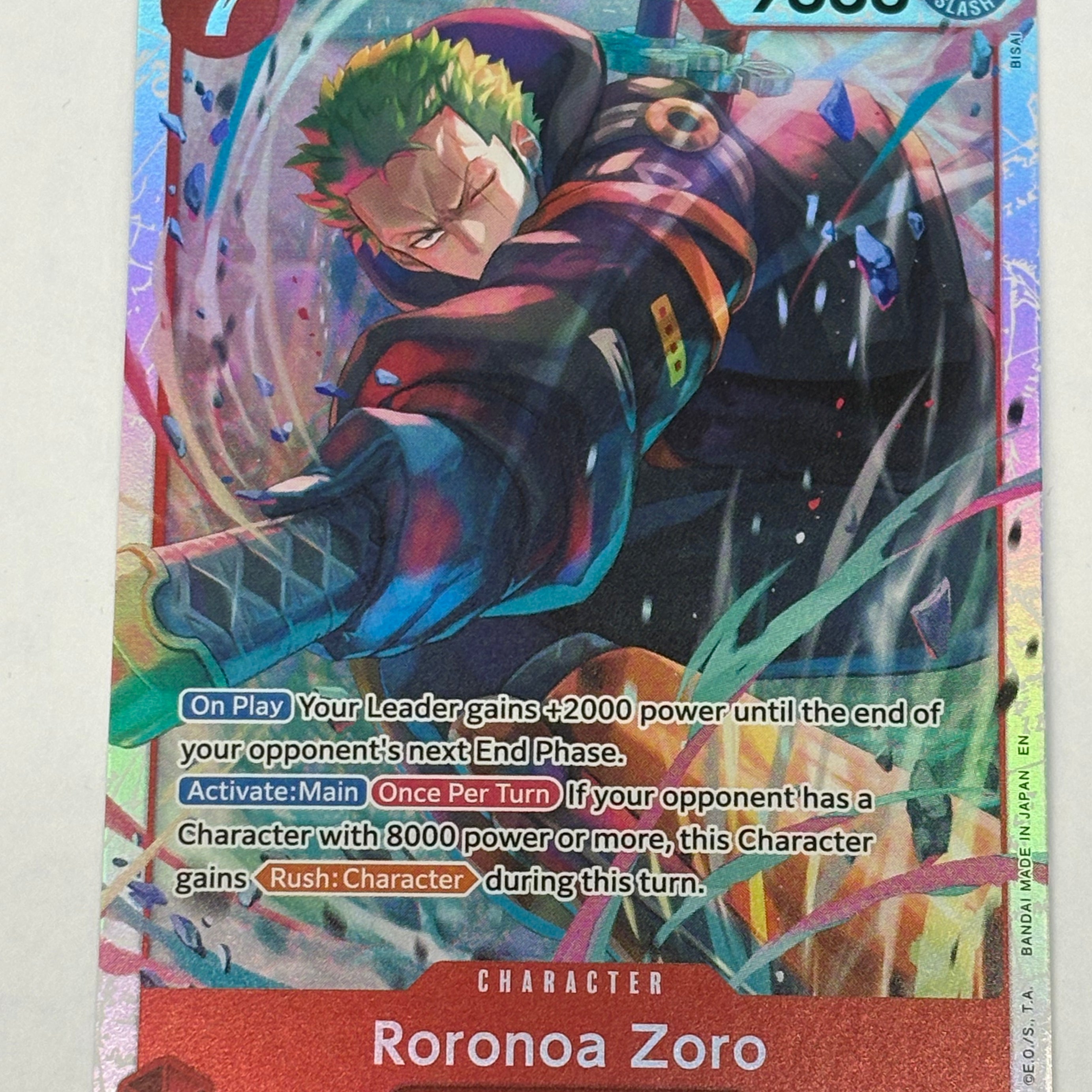 One Piece TCG - Adventure on Kami's Island OP15-EB04 Roronoa Zoro EB04-007 NM