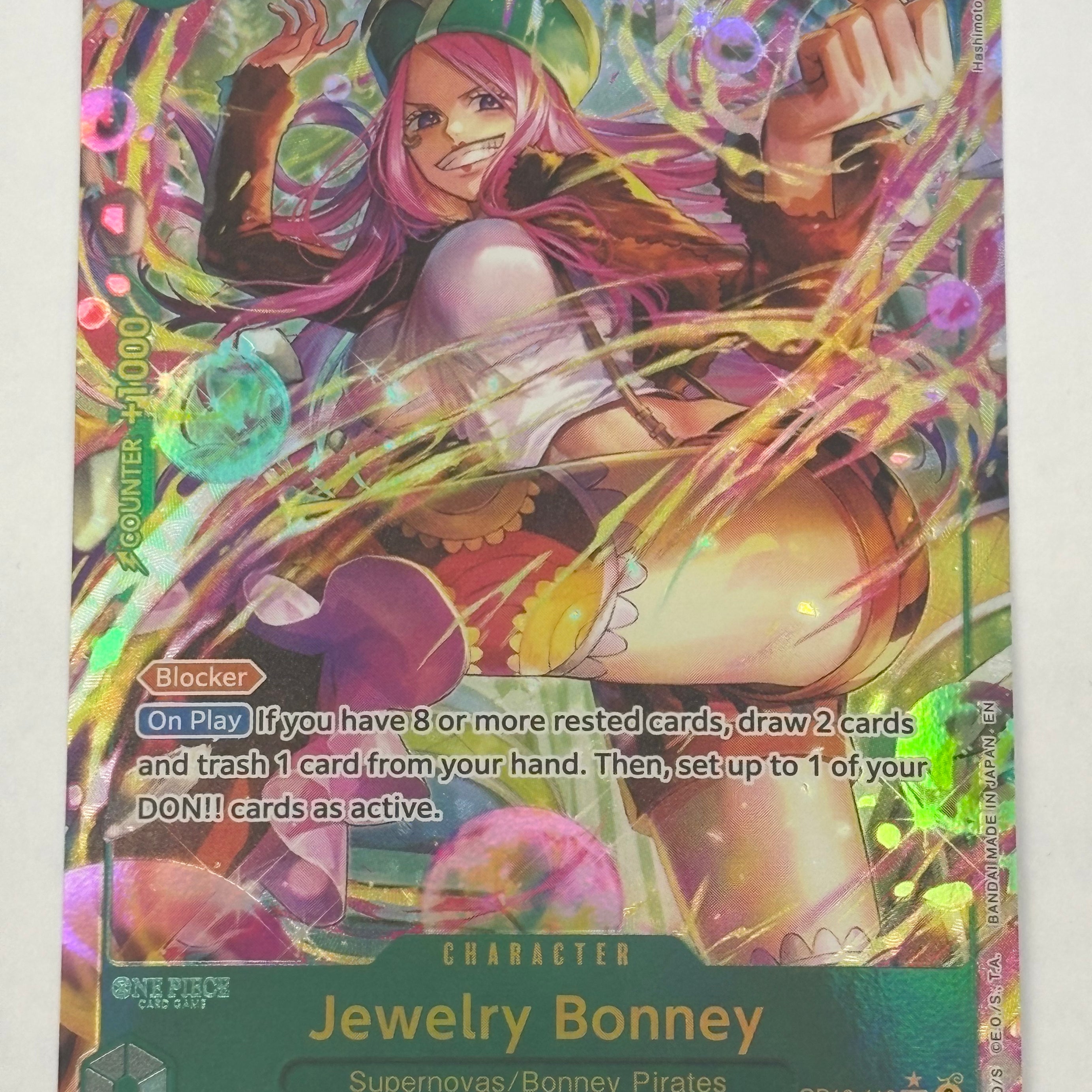 One Piece TCG - Legacy of the Master OP-12 Jewelry Bonney (Alternate Art) OP12-118 NM