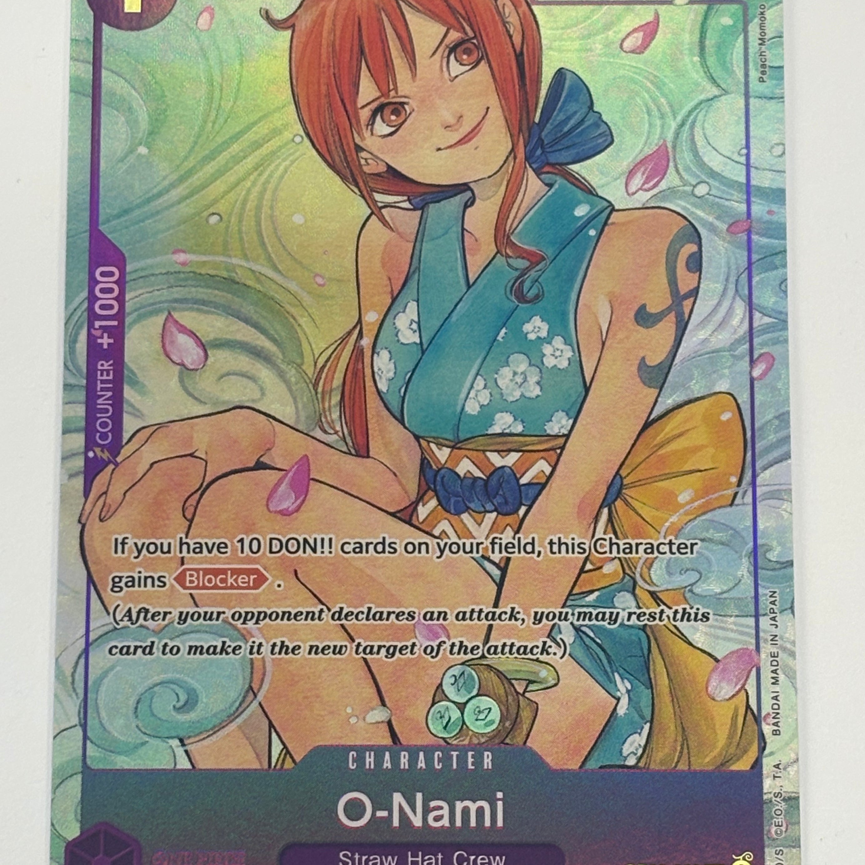 One Piece TCG - Awakening of the New Era OP05 O-Nami (Promo) OP05-062 NM