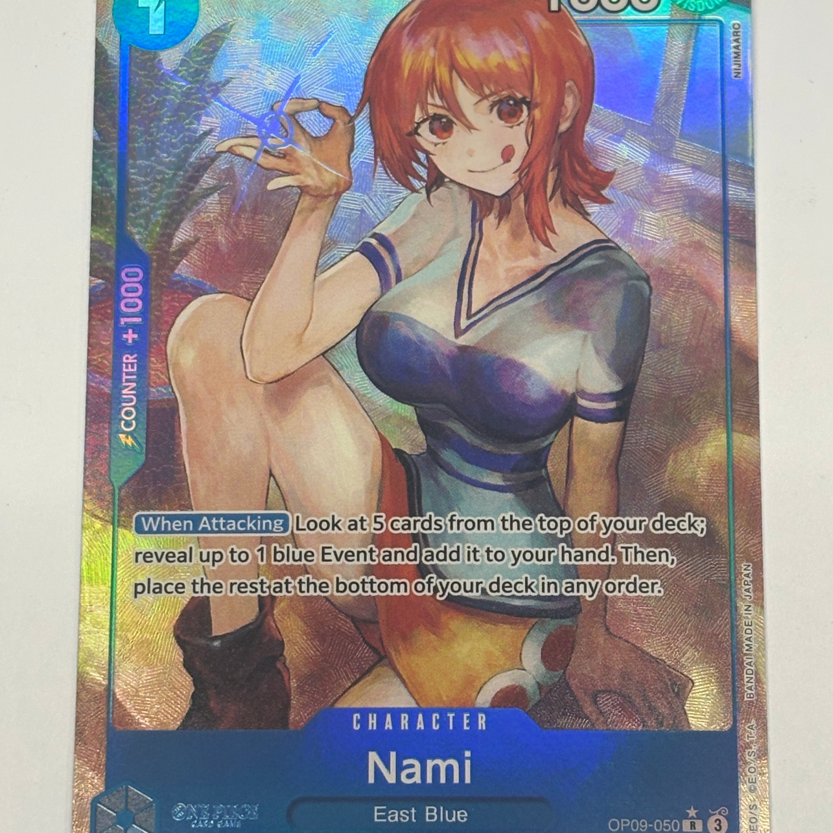 One Piece TCG - Emperors of the New World OP-09 Nami (Alternate Art) OP09-050 NM