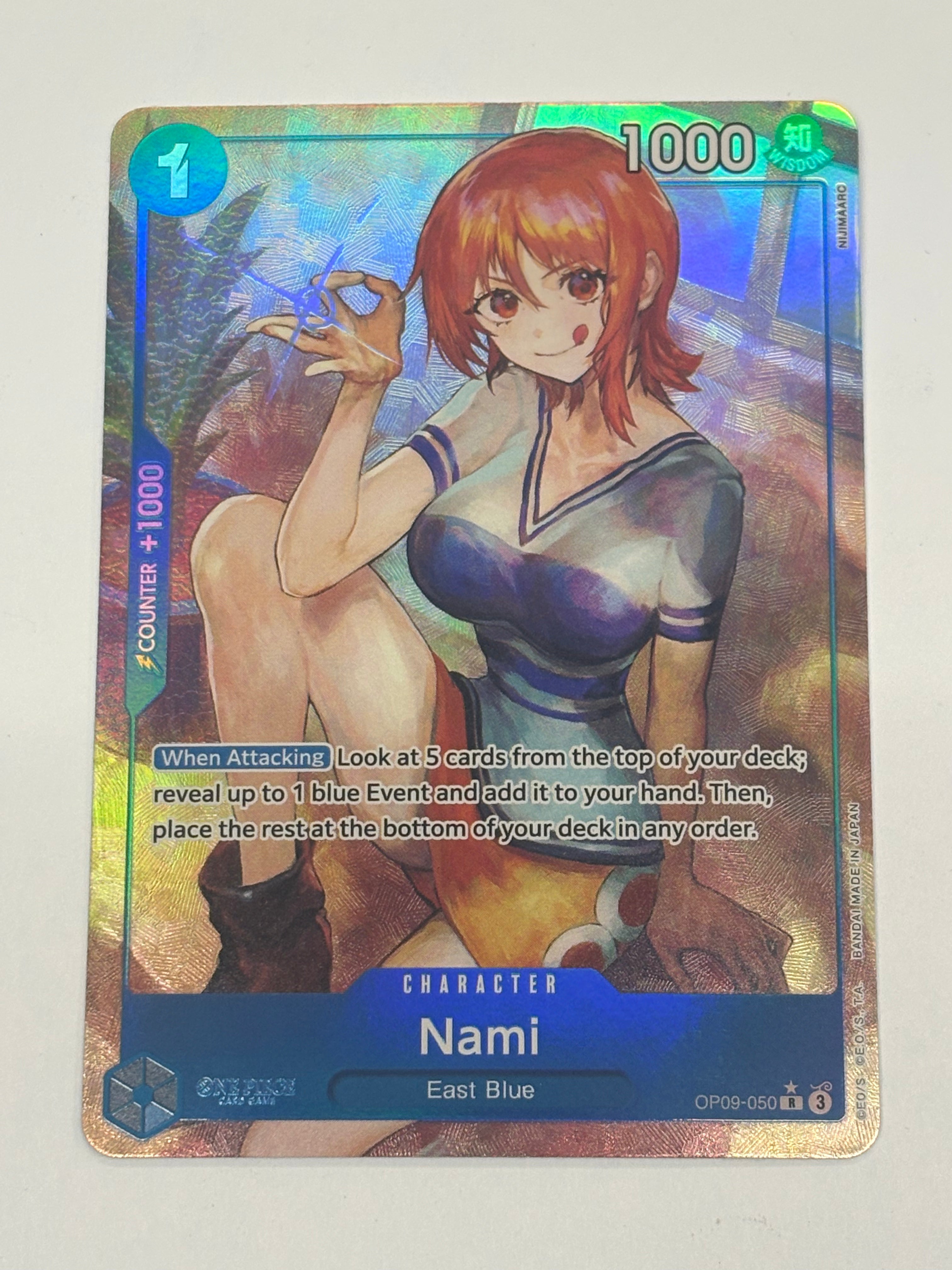 One Piece TCG - Emperors of the New World OP-09 Nami (Alternate Art) OP09-050 NM