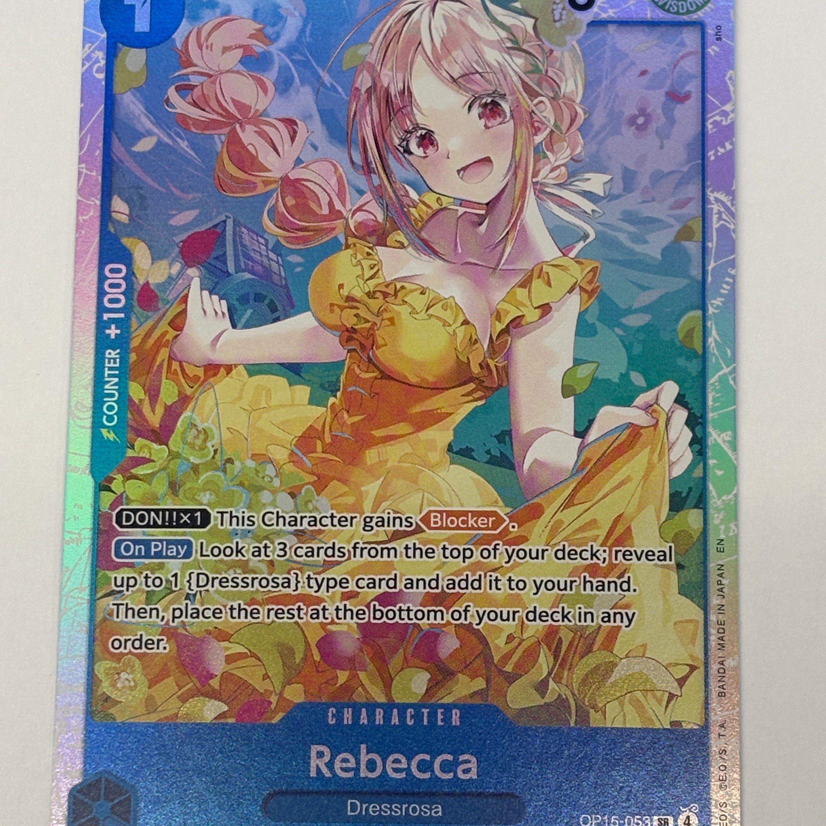 One Piece TCG - Adventure on Kami's Island OP15-EB04 Rebecca OP15-053 NM